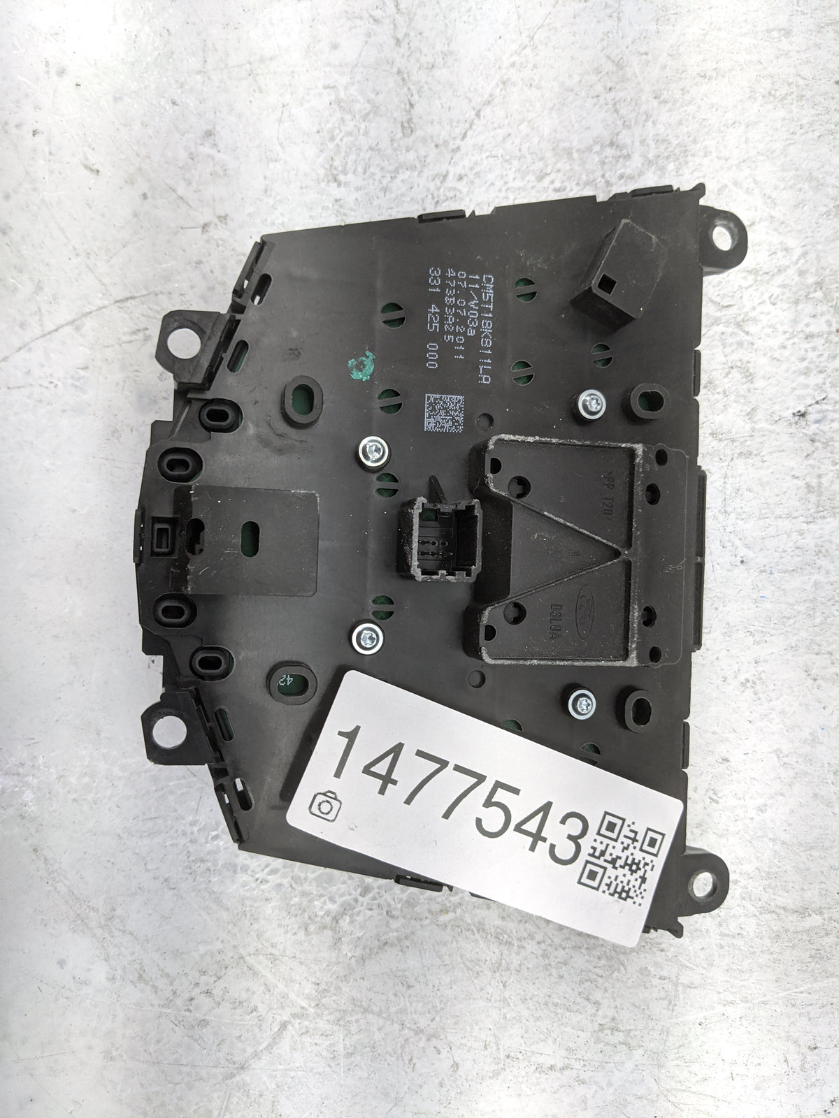 2012-2013 Ford Focus Radio AM FM Cd Player Receiver Replacement P/N:CM5T18K811LA CM5T18K811LB Fits Fits 2012 2013 OEM Used A