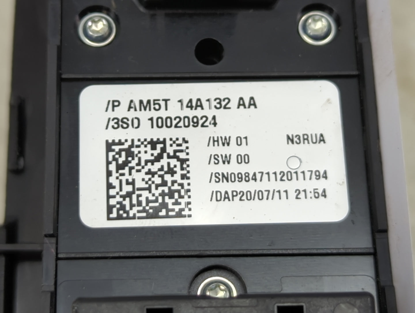 2012-2018 Ford Focus Master Power Window Switch Replacement Driver Side Left P/N:AM5T 14A132 AA AM5T14A132AA Fits OEM Used A