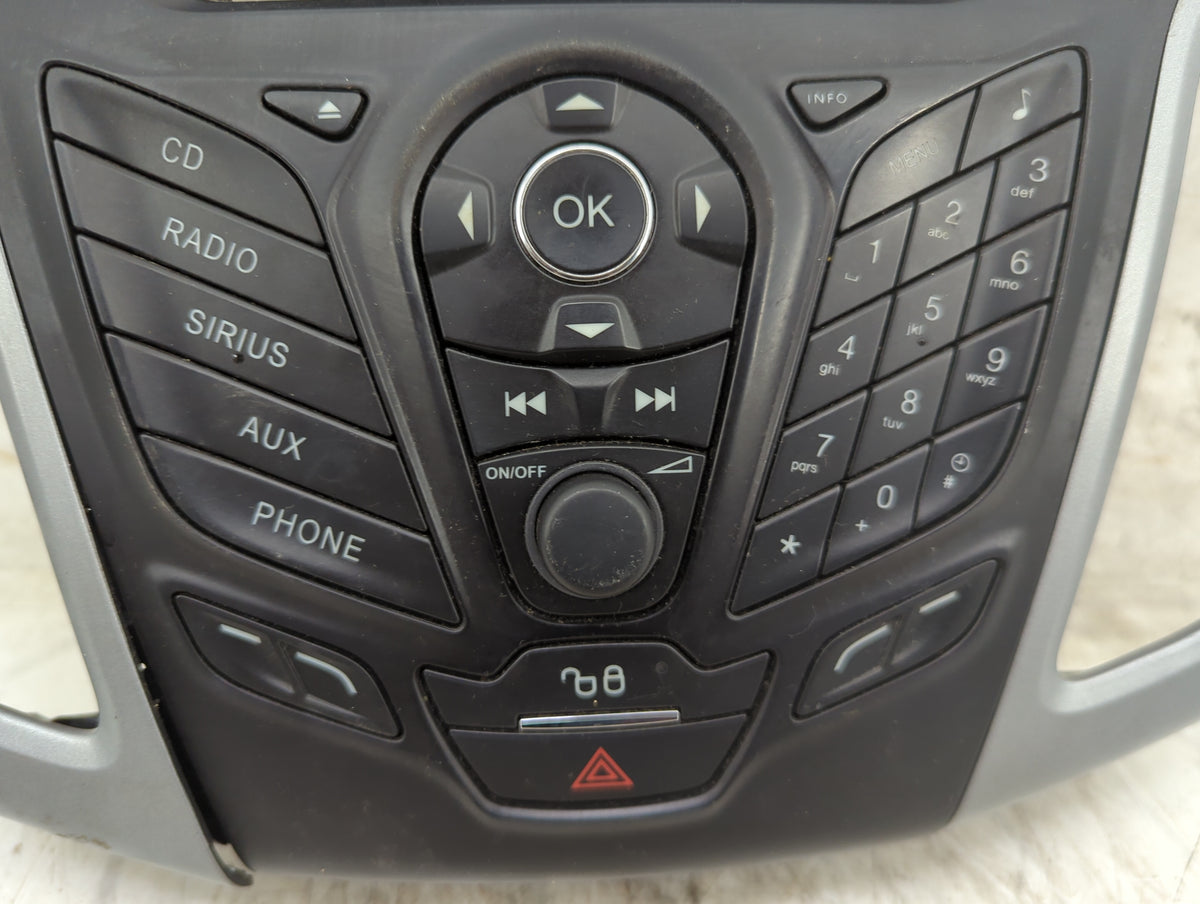 2012-2013 Ford Focus Radio Control Panel Black - Oemusedautoparts1.com