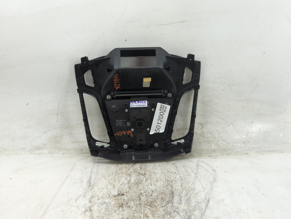 2012-2013 Ford Focus Radio Control Panel Black - Oemusedautoparts1.com