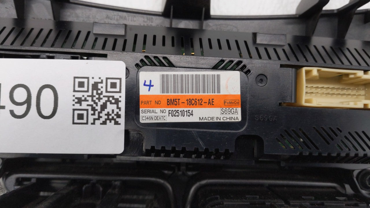 2012 Ford Focus Climate Control Module Temperature AC/Heater Replacement P/N:BM51-18522-BC BM5T-18C612-AJ, BM5T-18C612-AH Fi