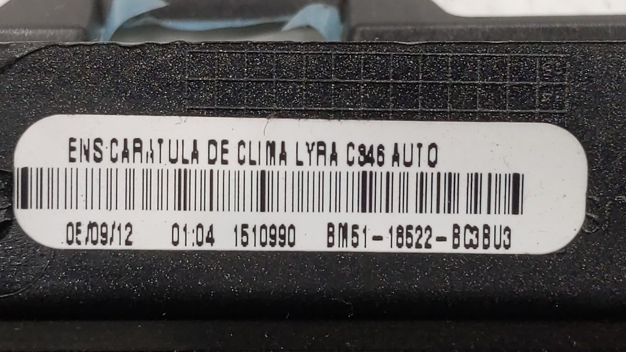 2012 Ford Focus Climate Control Module Temperature AC/Heater Replacement P/N:BM51-18522-BC BM5T-18C612-AJ, BM5T-18C612-AH Fi