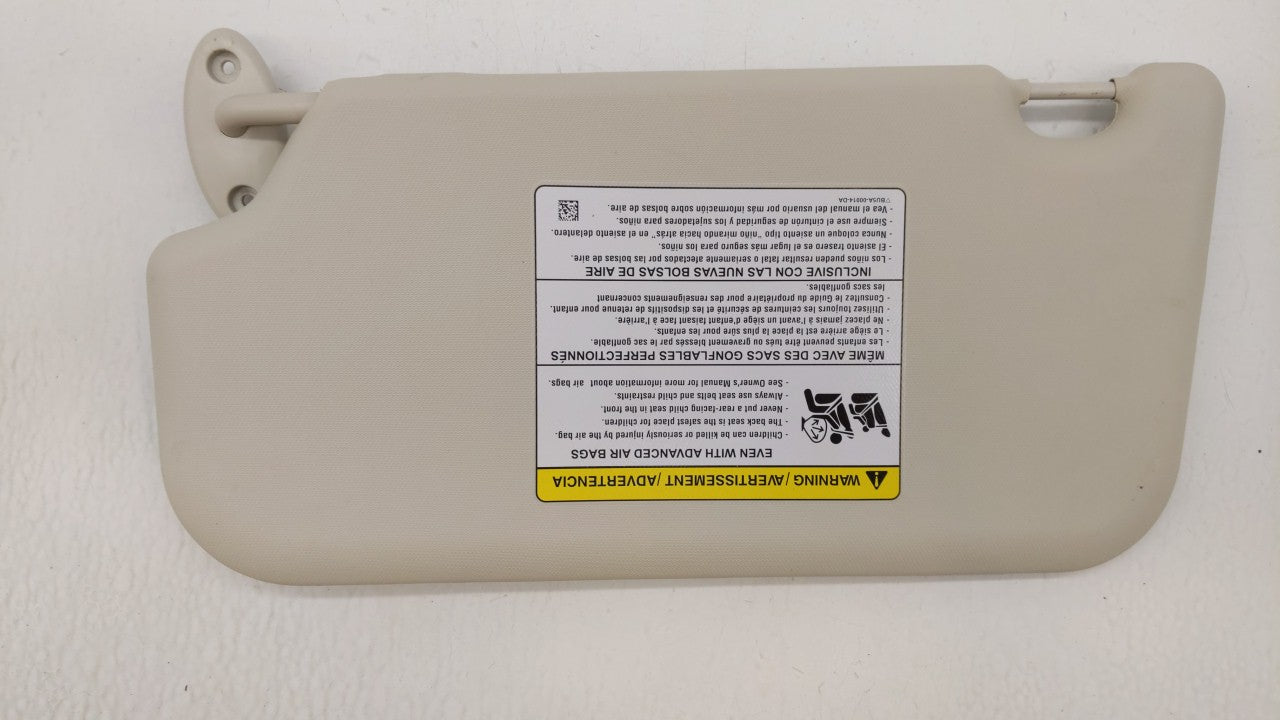 2012-2013 Ford Focus Sun Visor Shade Replacement Passenger Right Mirror Fits Fits 2012 2013 OEM Used Auto Parts - Oemusedaut