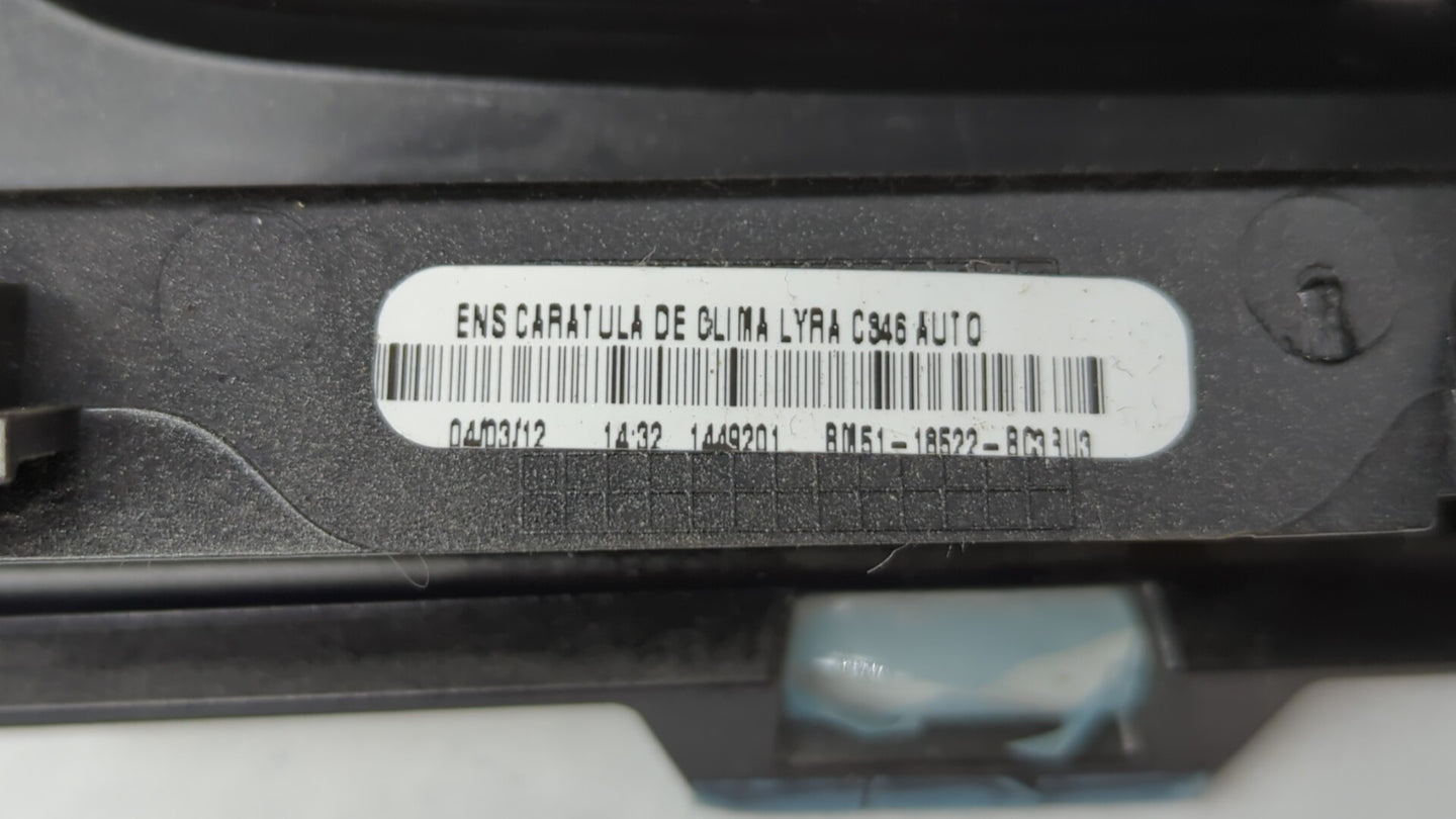 2012 Ford Focus Climate Control Module Temperature AC/Heater Replacement P/N:BM51-18522-BC BM5T-18C612-AJ, BM5T-18C612-AH Fi