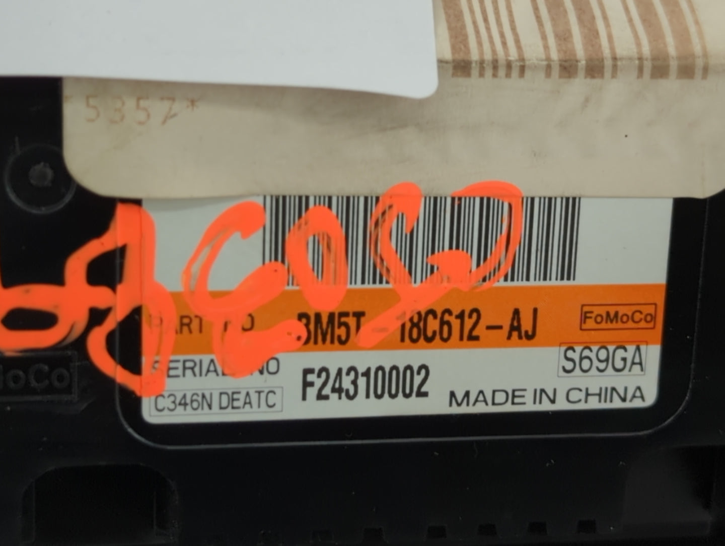 2012 Ford Focus Climate Control Module Temperature AC/Heater Replacement P/N:BM51-18522-AC BM51-18522-BC, BM5T-18C612-AJ Fit