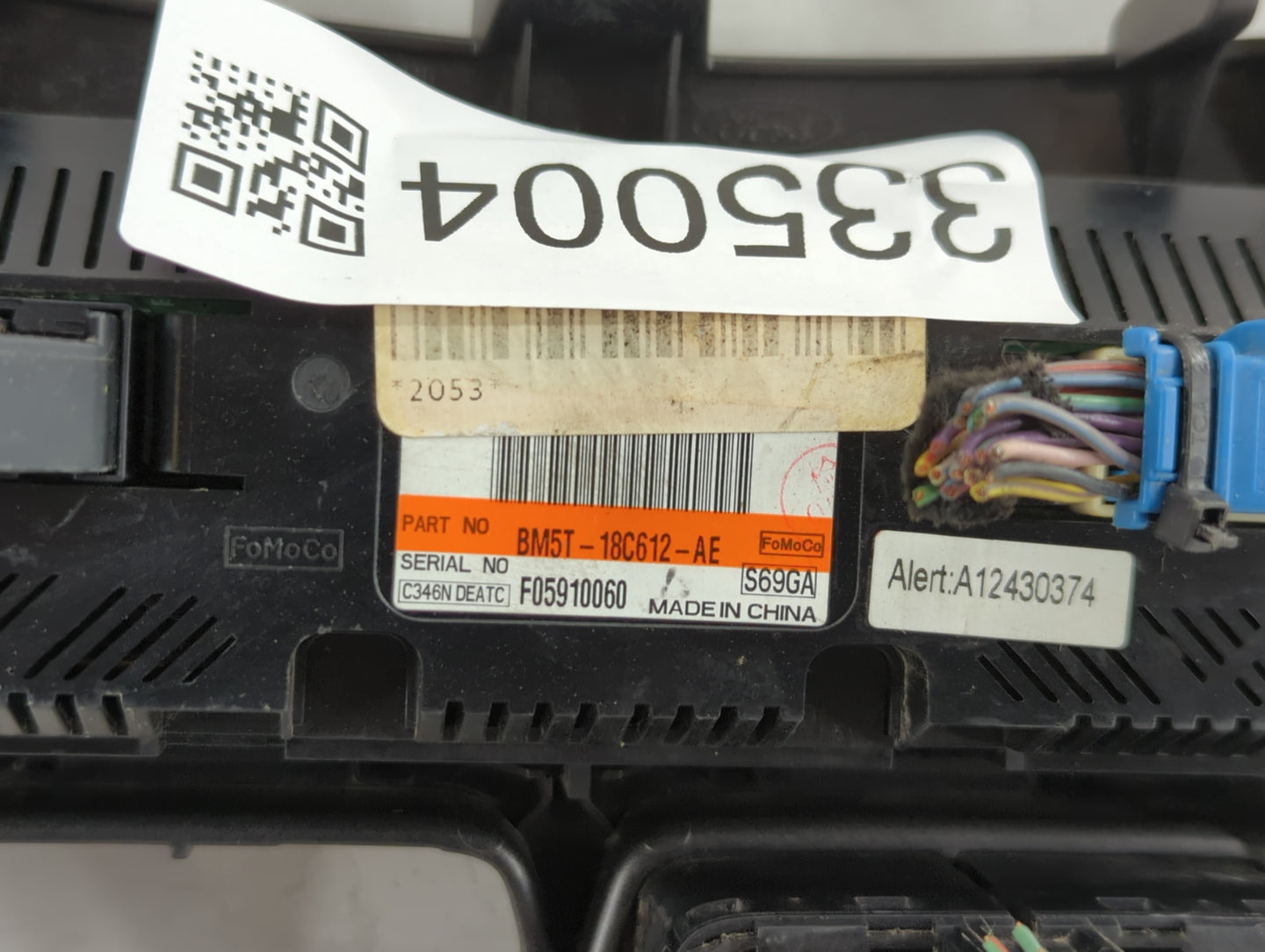 2012 Ford Focus Climate Control Module Temperature AC/Heater Replacement P/N:BM51-18522-AC BM51-18522-BC, BM5T-18C612-AJ Fit