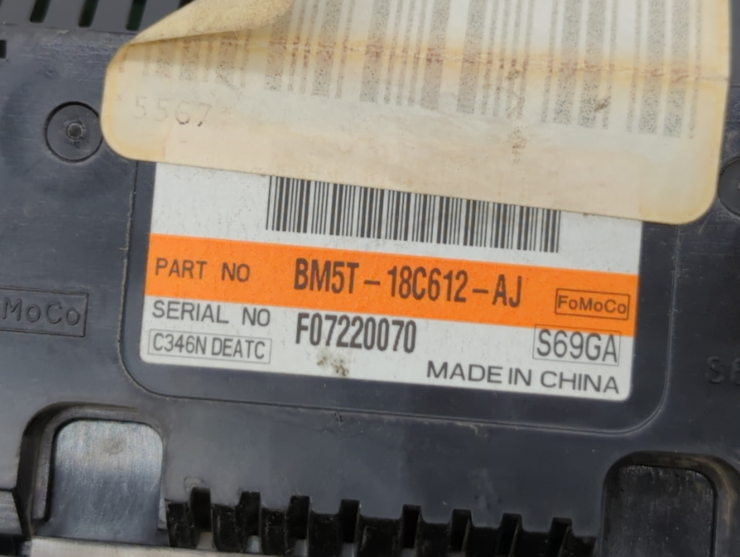 2012 Ford Focus Climate Control Module Temperature AC/Heater Replacement P/N:BM51-18522-AC BM51-18522-BC, BM5T-18C612-AJ Fit