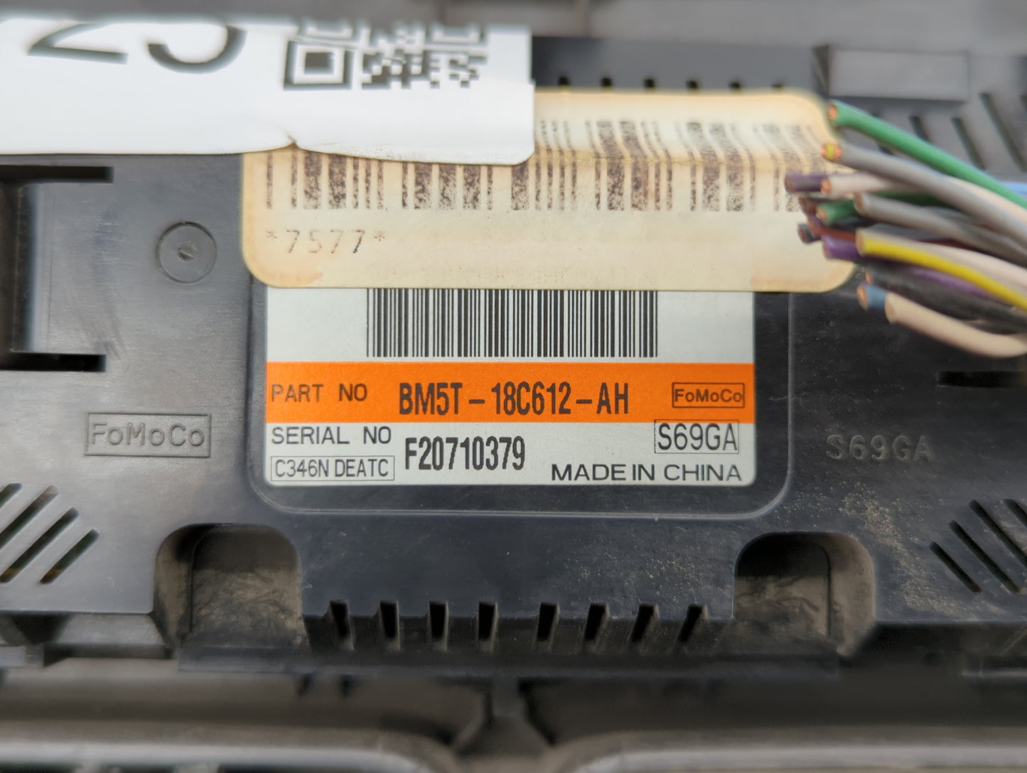 2012 Ford Focus Climate Control Module Temperature AC/Heater Replacement P/N:BM51-18522-AC BM51-18522-BC, BM5T-18C612-AJ Fit