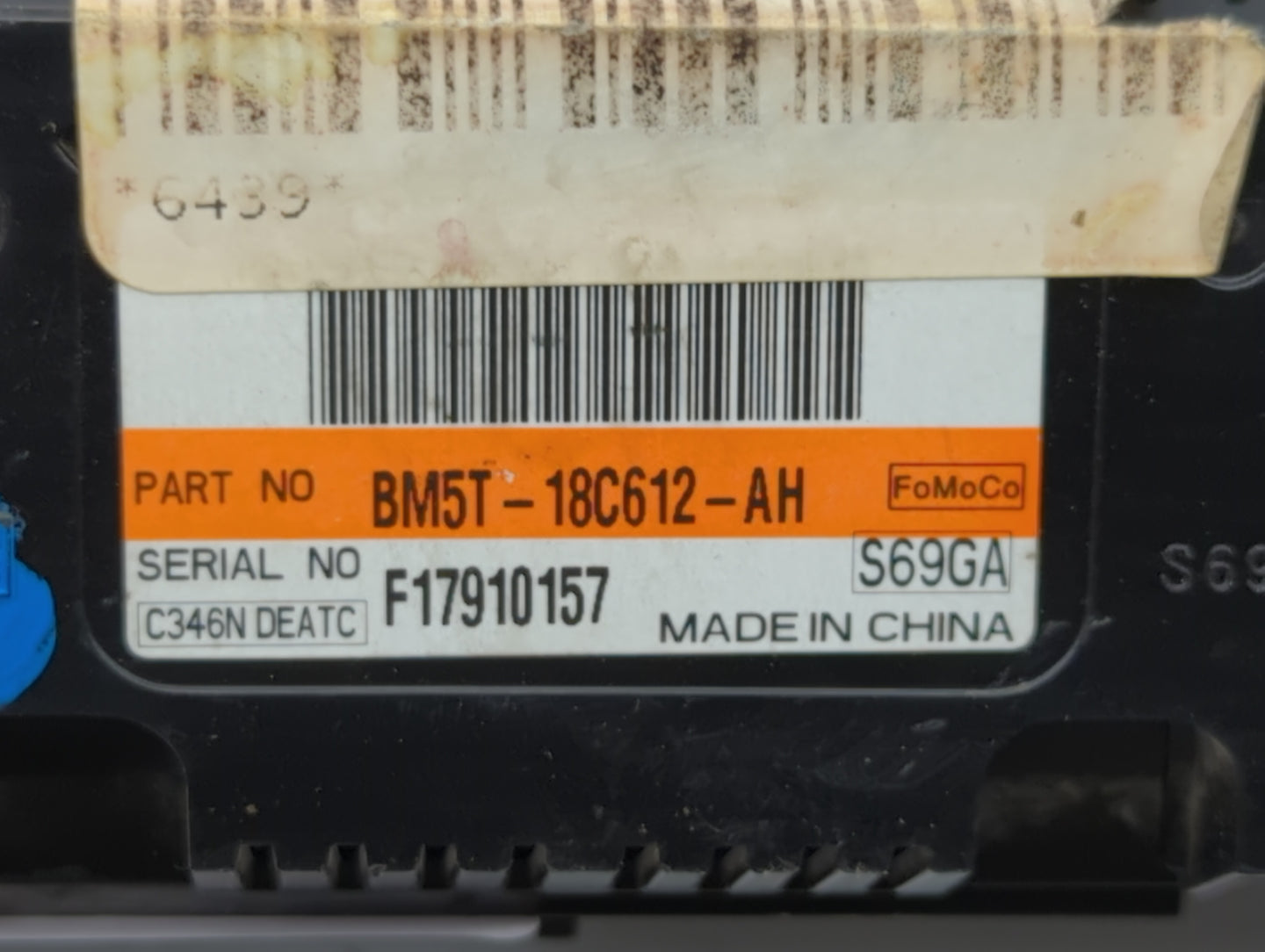 2012 Ford Focus Climate Control Module Temperature AC/Heater Replacement P/N:BM51-18522-AC BM51-18522-BC, BM5T-18C612-AJ Fit