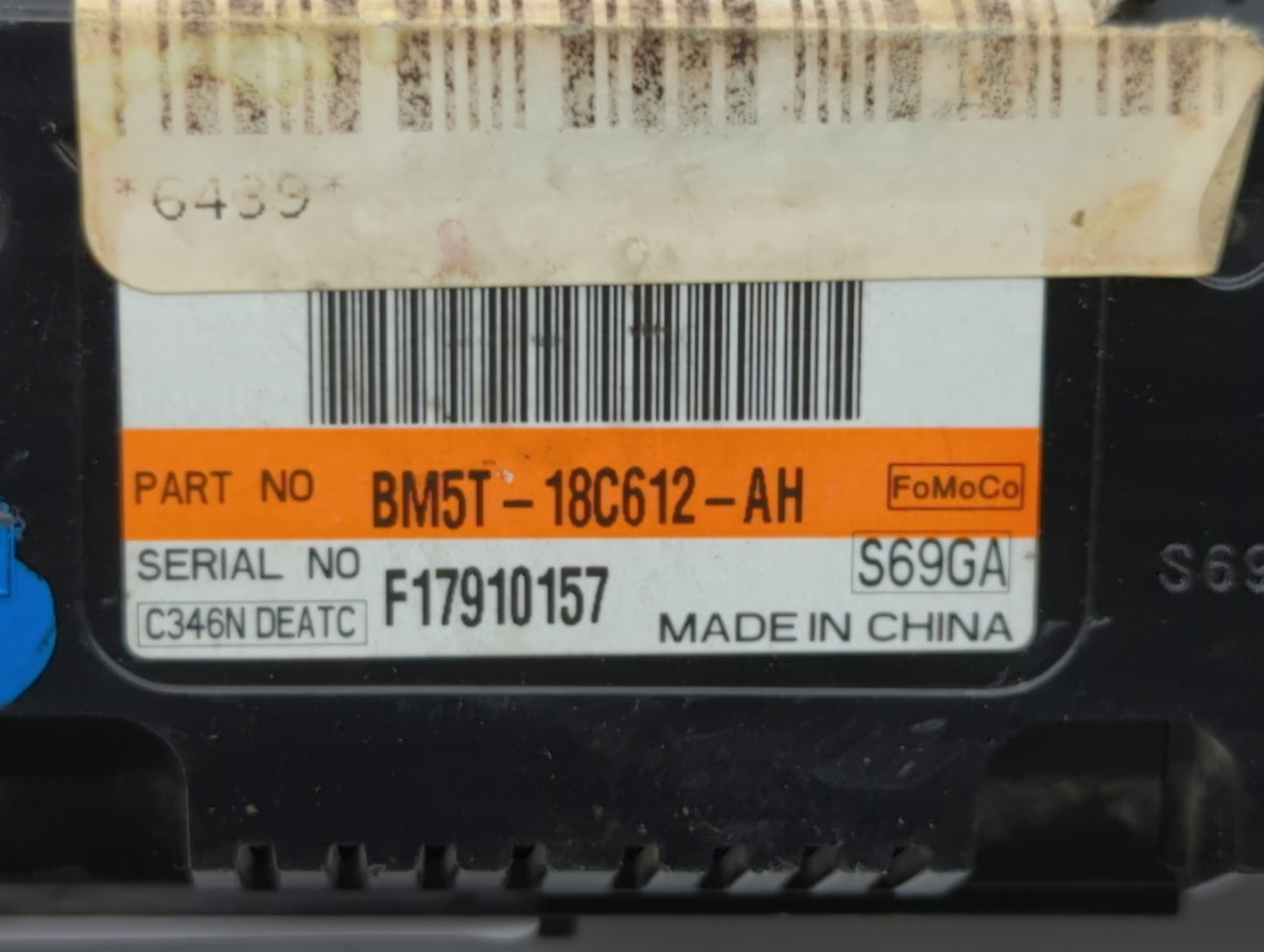 2012 Ford Focus Climate Control Module Temperature AC/Heater Replacement P/N:BM51-18522-AC BM51-18522-BC, BM5T-18C612-AJ Fit