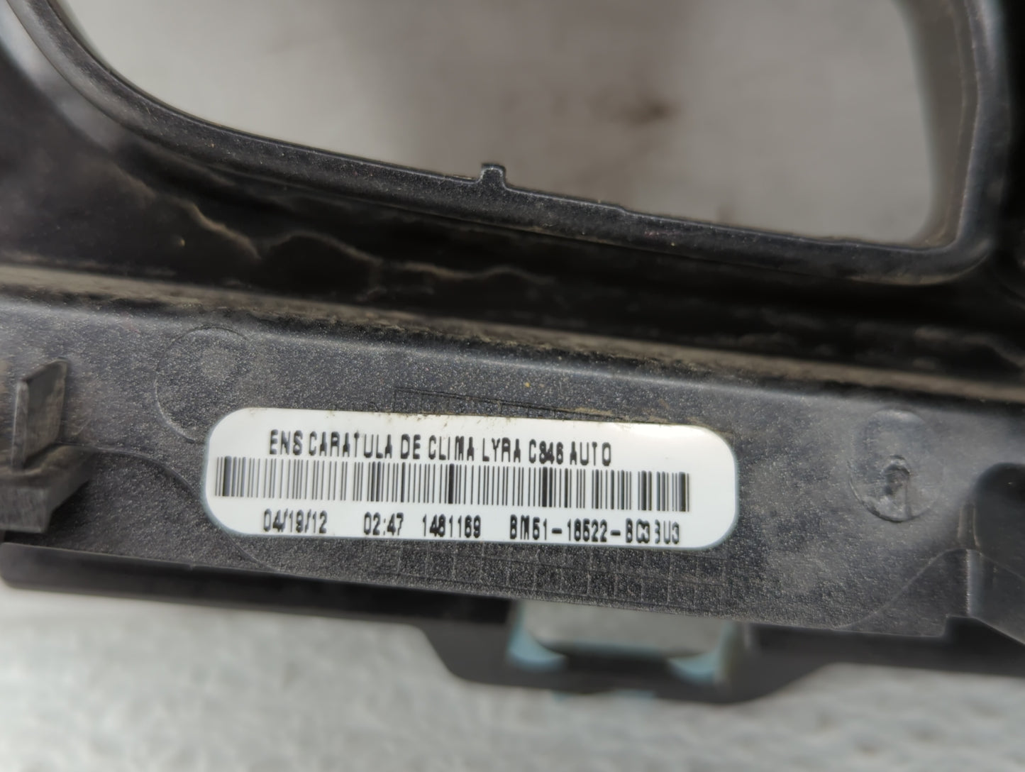 2012 Ford Focus Climate Control Module Temperature AC/Heater Replacement P/N:BM51-18522-AC BM51-18522-BC, BM5T-18C612-AJ Fit