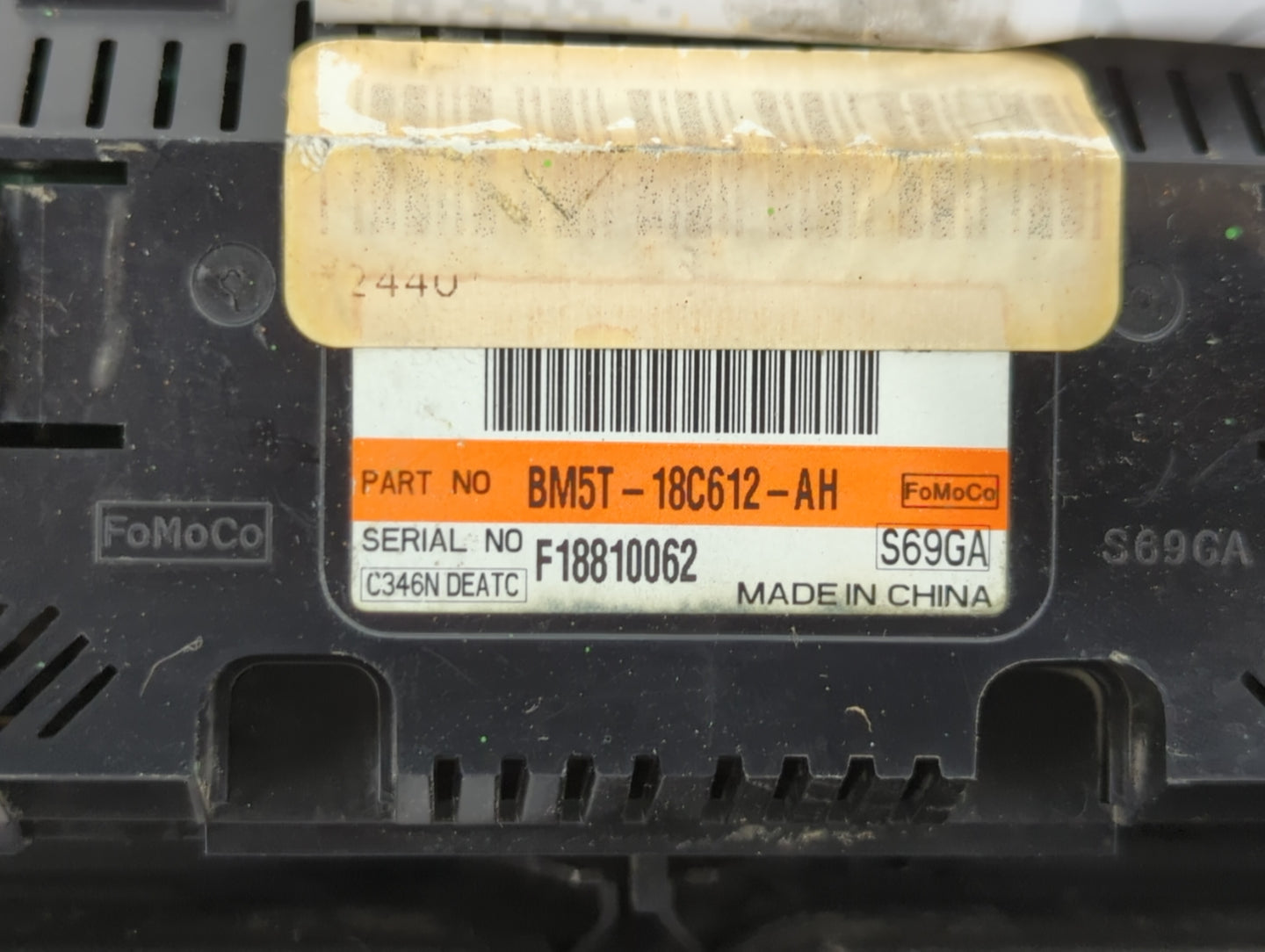 2012 Ford Focus Climate Control Module Temperature AC/Heater Replacement P/N:BM51-18522-AC BM51-18522-BC, BM5T-18C612-AJ Fit