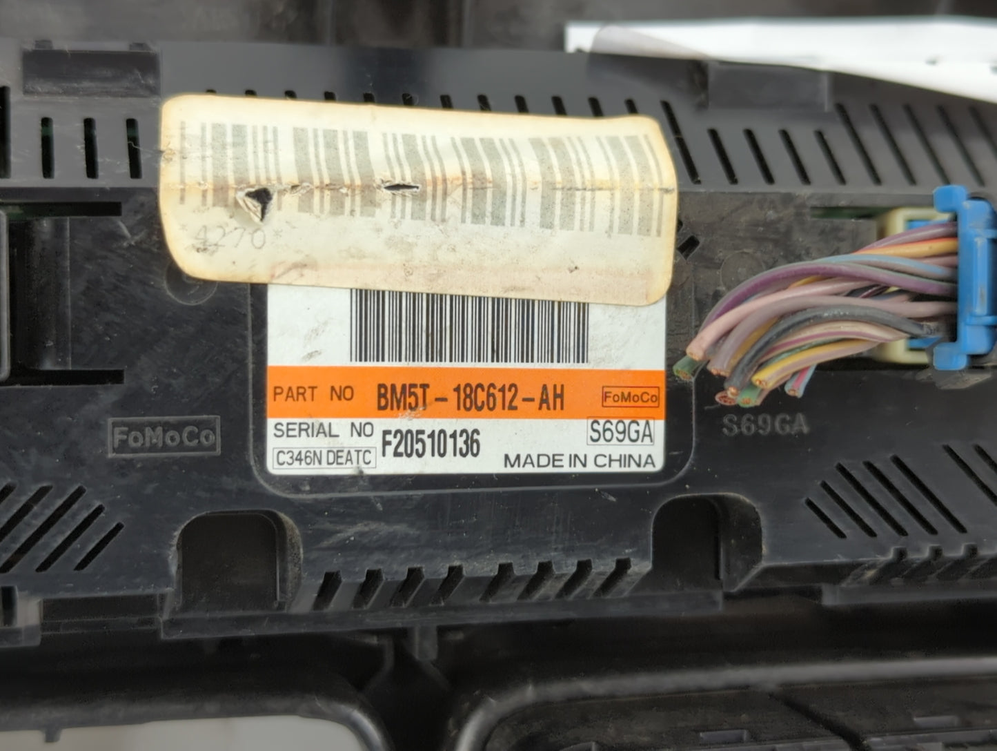 2012 Ford Focus Climate Control Module Temperature AC/Heater Replacement P/N:BM51-18522-AC BM51-18522-BC, BM5T-18C612-AJ Fit