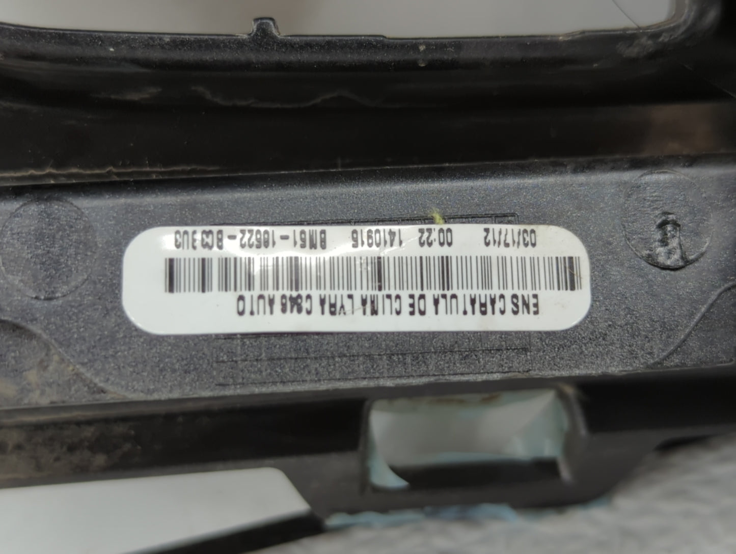 2012 Ford Focus Climate Control Module Temperature AC/Heater Replacement P/N:BM51-18522-AC BM51-18522-BC, BM5T-18C612-AJ Fit