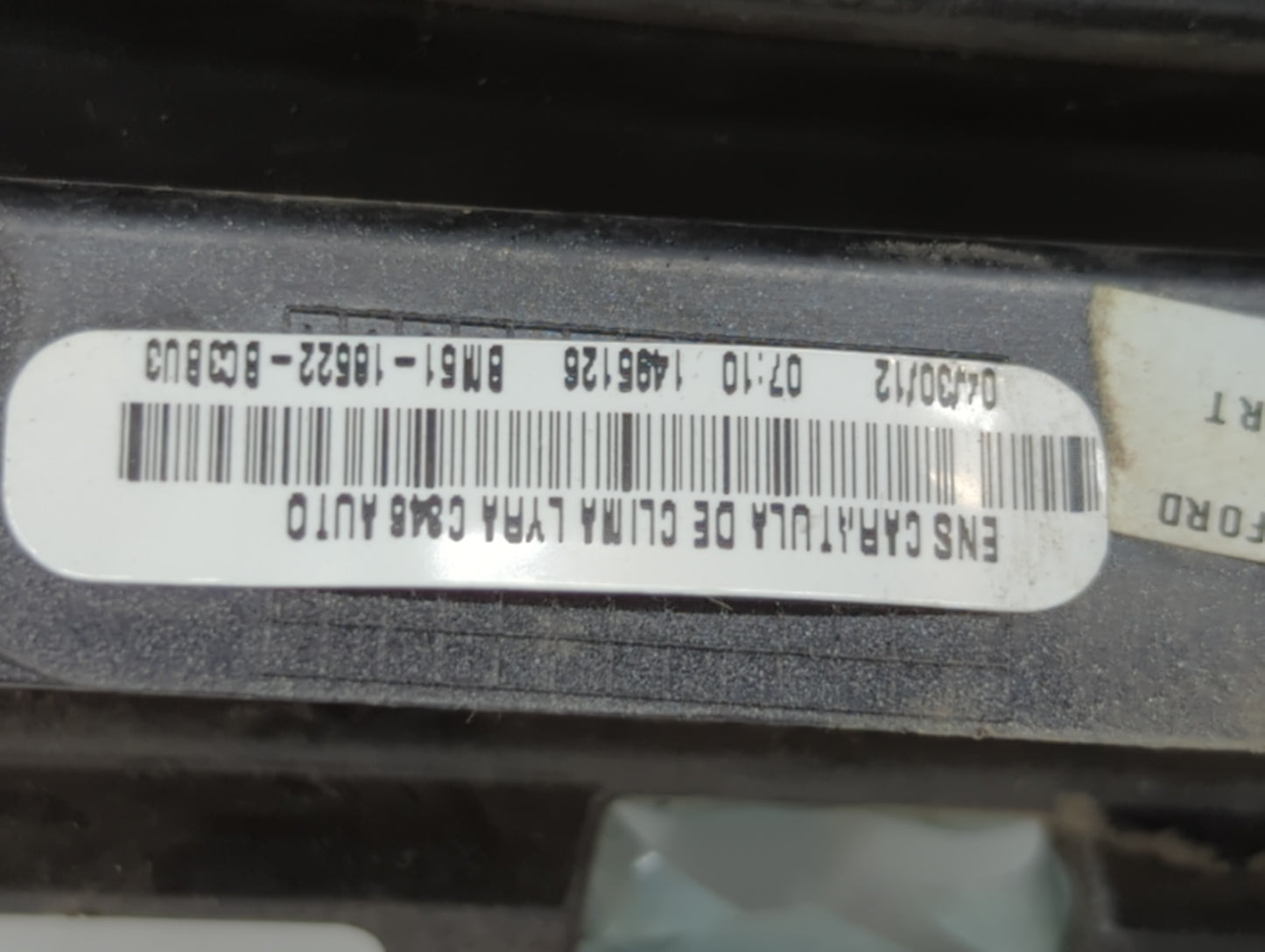 2012 Ford Focus Climate Control Module Temperature AC/Heater Replacement P/N:BM51-18522-AC BM51-18522-BC, BM5T-18C612-AJ Fit