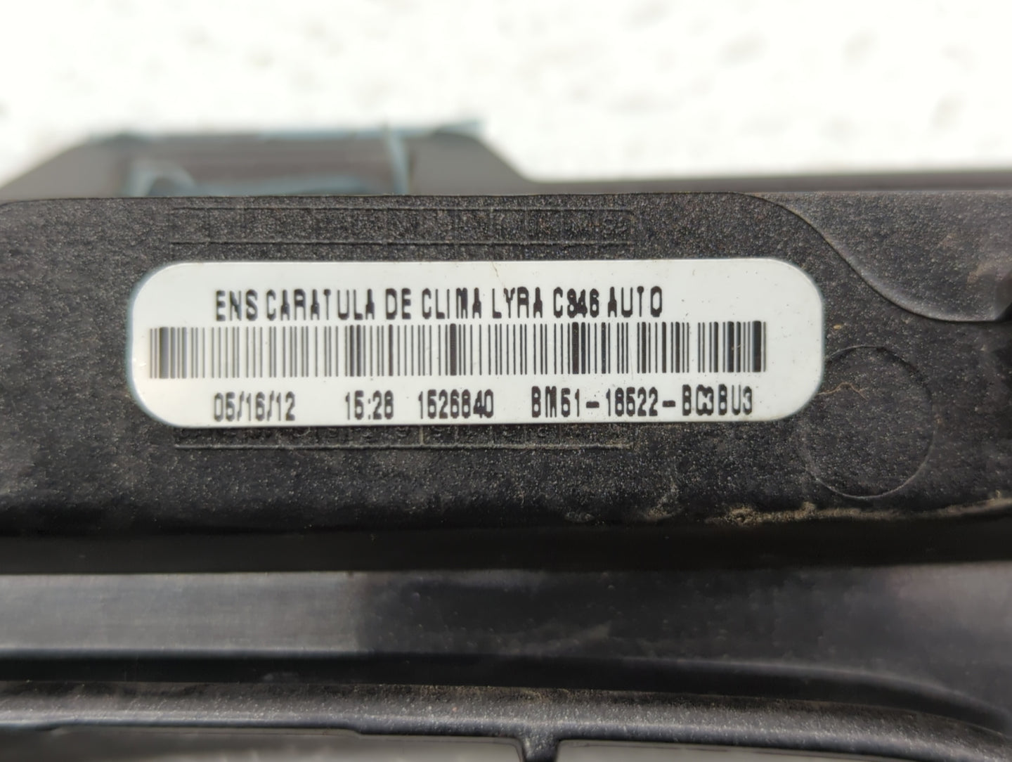 2012 Ford Focus Climate Control Module Temperature AC/Heater Replacement P/N:BM51-18522-AC BM51-18522-BC, BM5T-18C612-AJ Fit