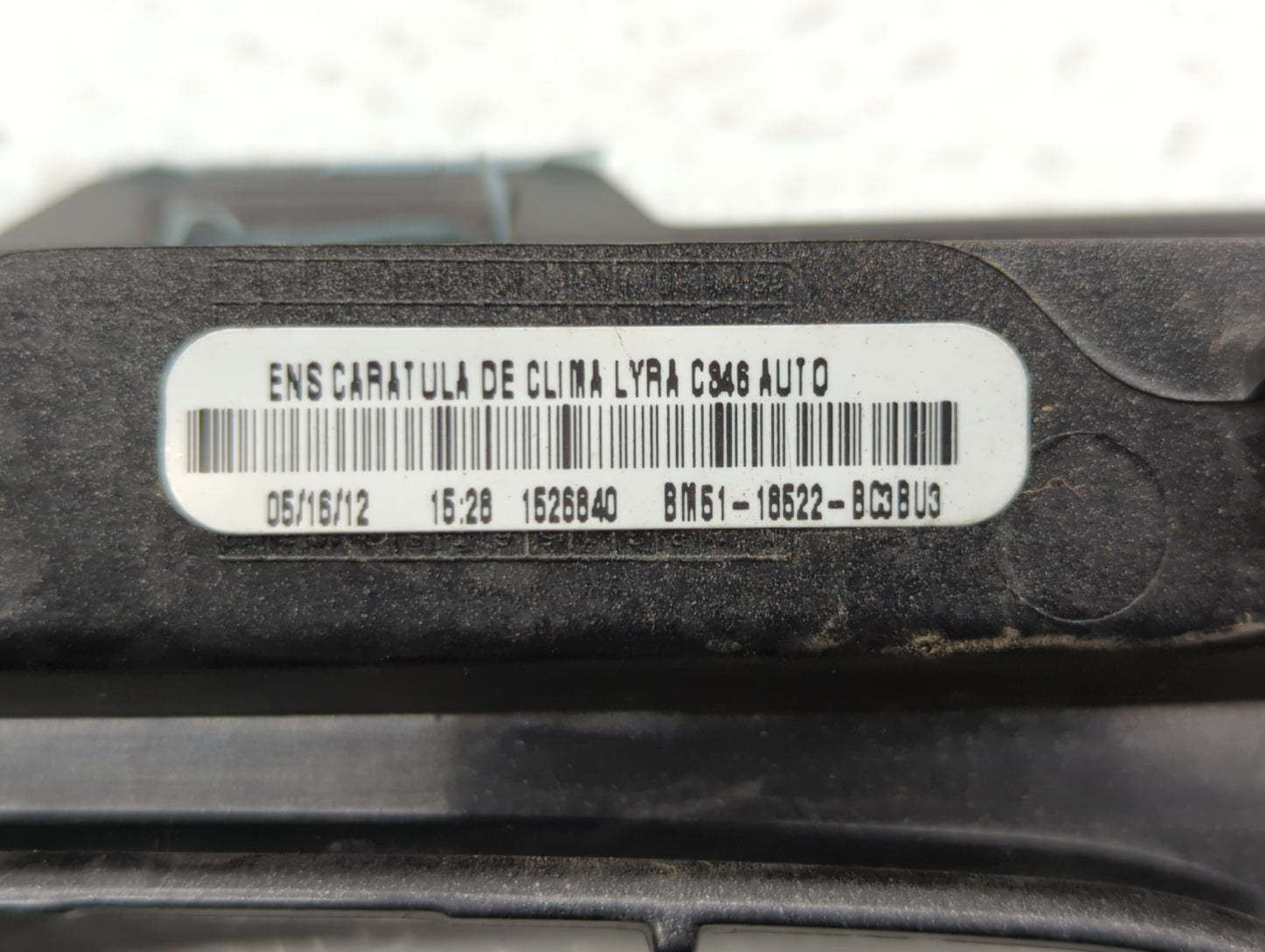 2012 Ford Focus Climate Control Module Temperature AC/Heater Replacement P/N:BM51-18522-AC BM51-18522-BC, BM5T-18C612-AJ Fit