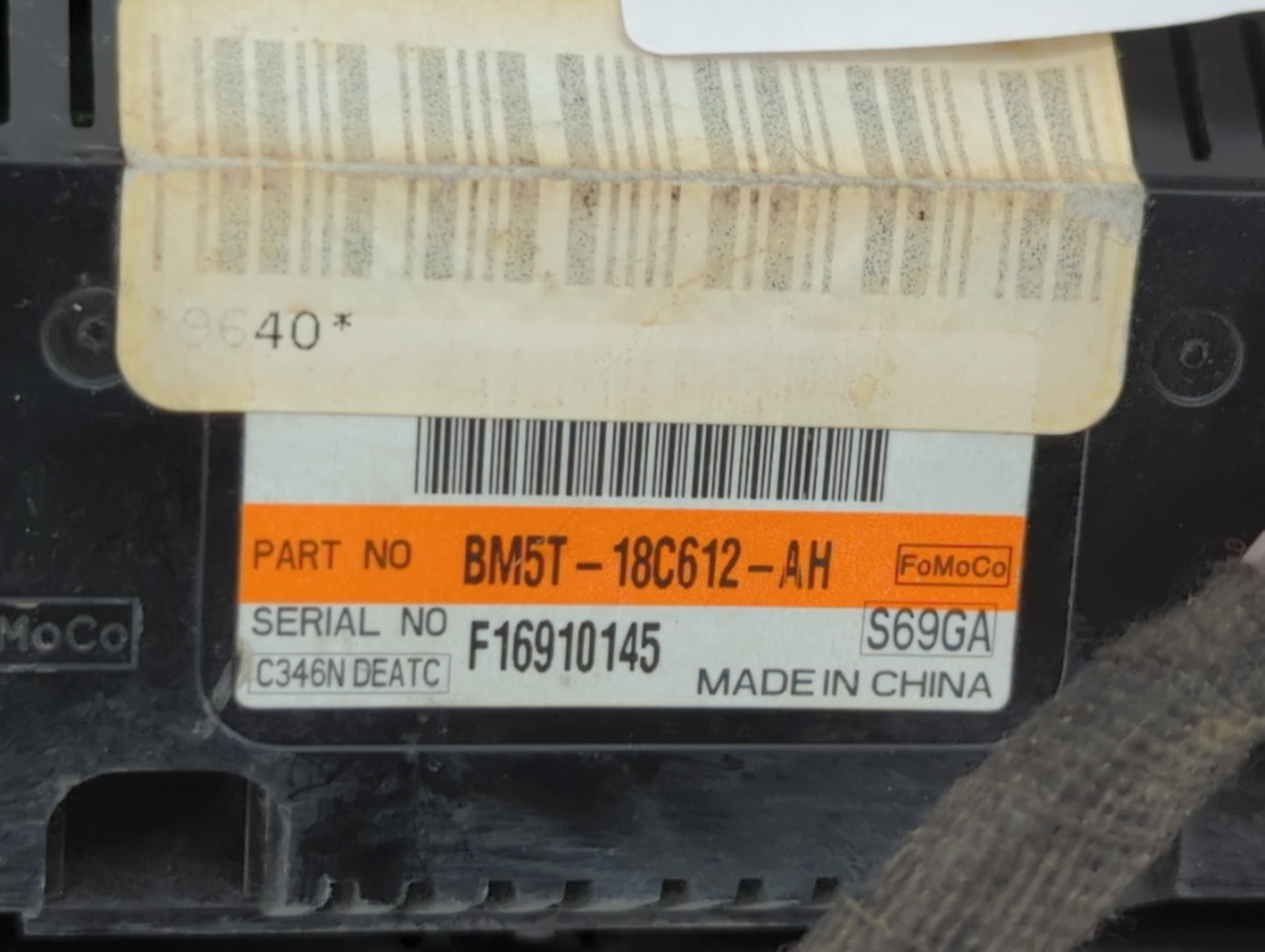 2012 Ford Focus Climate Control Module Temperature AC/Heater Replacement P/N:BM5T-18C612-AH CM5T-11102211, CM5T-19980-AC Fit