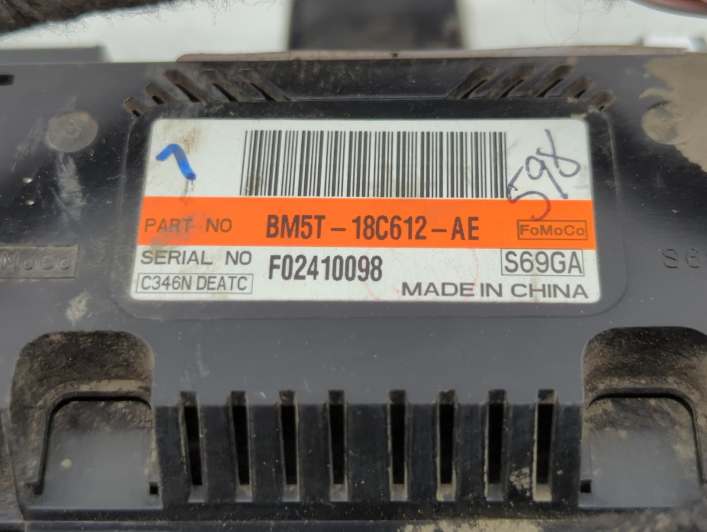 2012 Ford Focus Climate Control Module Temperature AC/Heater Replacement P/N:BM51-18522-AC BM51-18522-BC, BM5T-18C612-AJ Fit