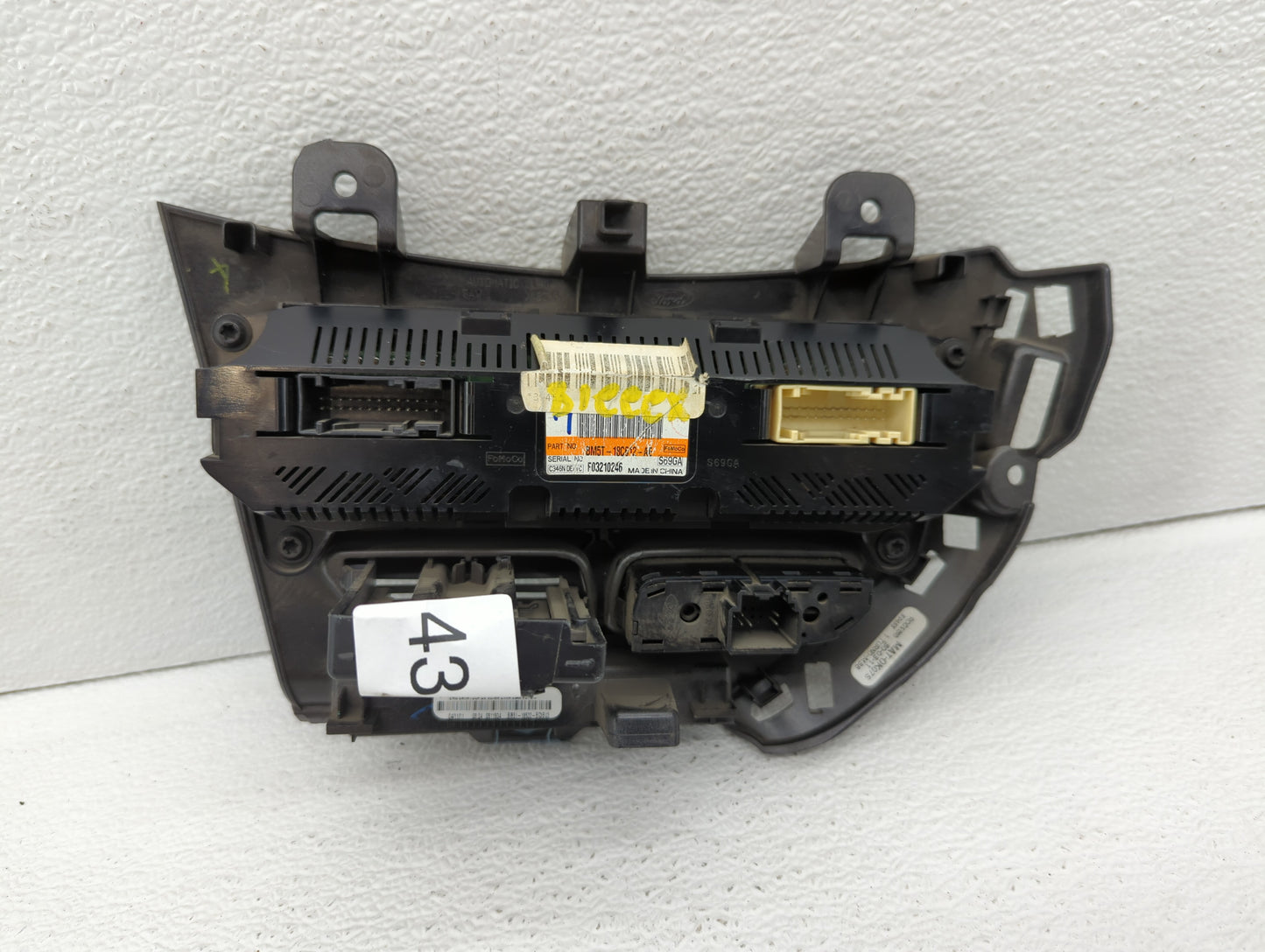 2012 Ford Focus Climate Control Module Temperature AC/Heater Replacement P/N:BM51-18522-BAW BM51-18522-AC, BM51-18522-BC Fit