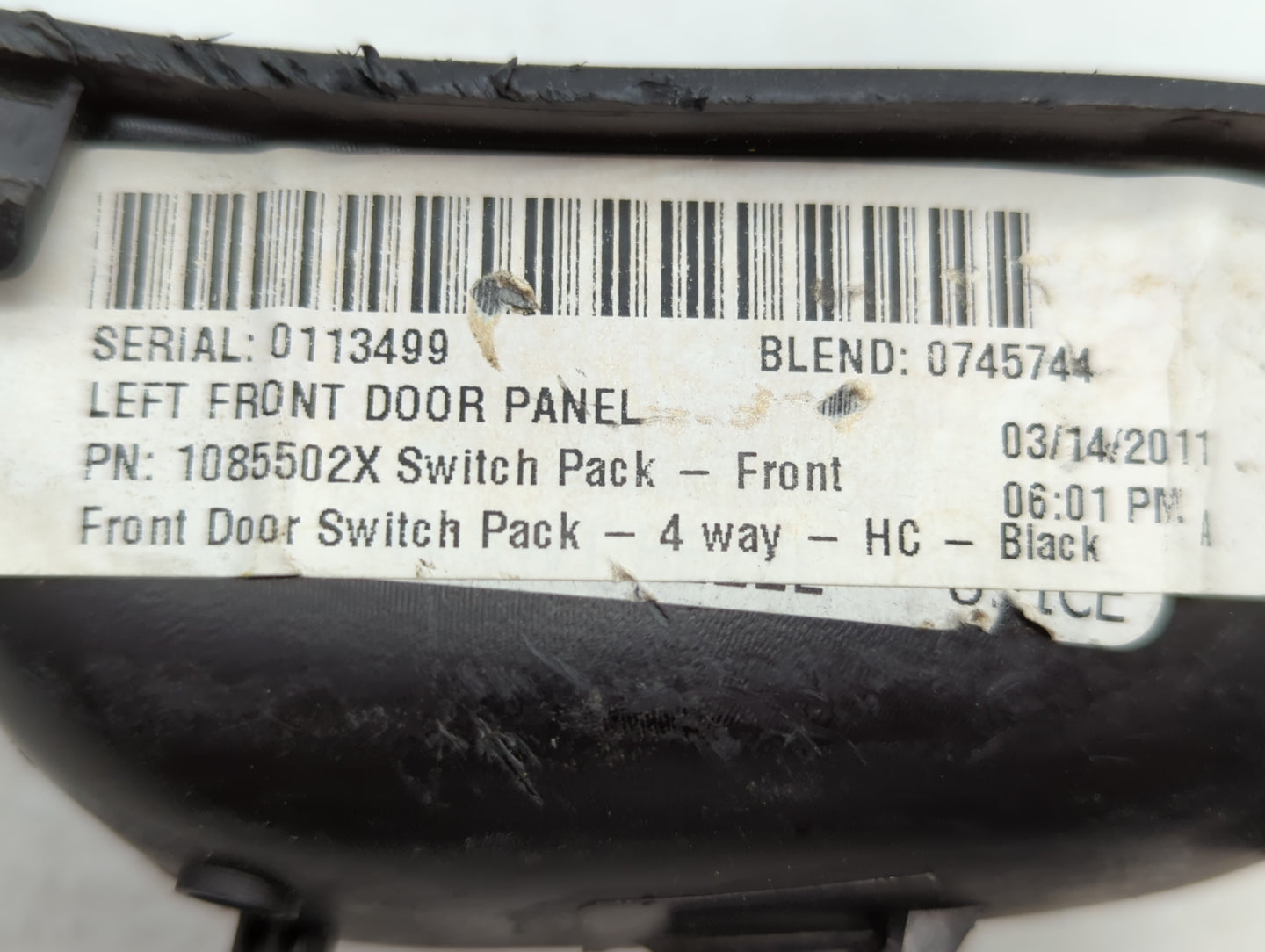 2012-2018 Ford Focus Master Power Window Switch Replacement Driver Side Left P/N:BM5T-14A132-AA BM5T-14A132-AB Fits OEM Used