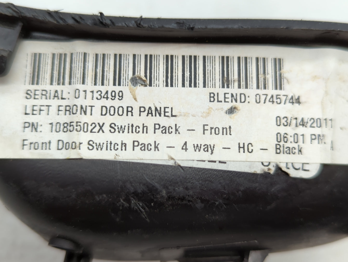 2012-2018 Ford Focus Master Power Window Switch Replacement Driver Side Left P/N:BM5T-14A132-AA BM5T-14A132-AB Fits OEM Used