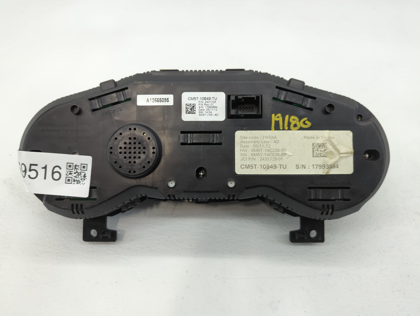 2012 Ford Focus Instrument Cluster Speedometer Gauges P/N:CM5T-10849-TU CM5T-10849-TS Fits OEM Used Auto Parts - Oemusedauto