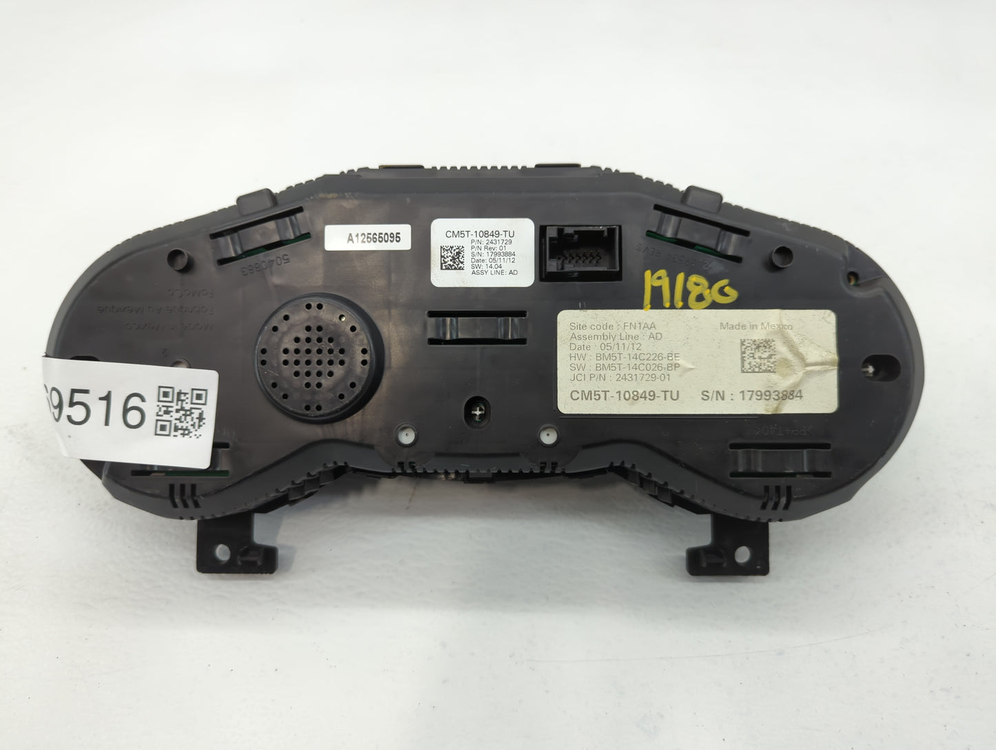 2012 Ford Focus Instrument Cluster Speedometer Gauges P/N:CM5T-10849-TU CM5T-10849-TS Fits OEM Used Auto Parts - Oemusedauto