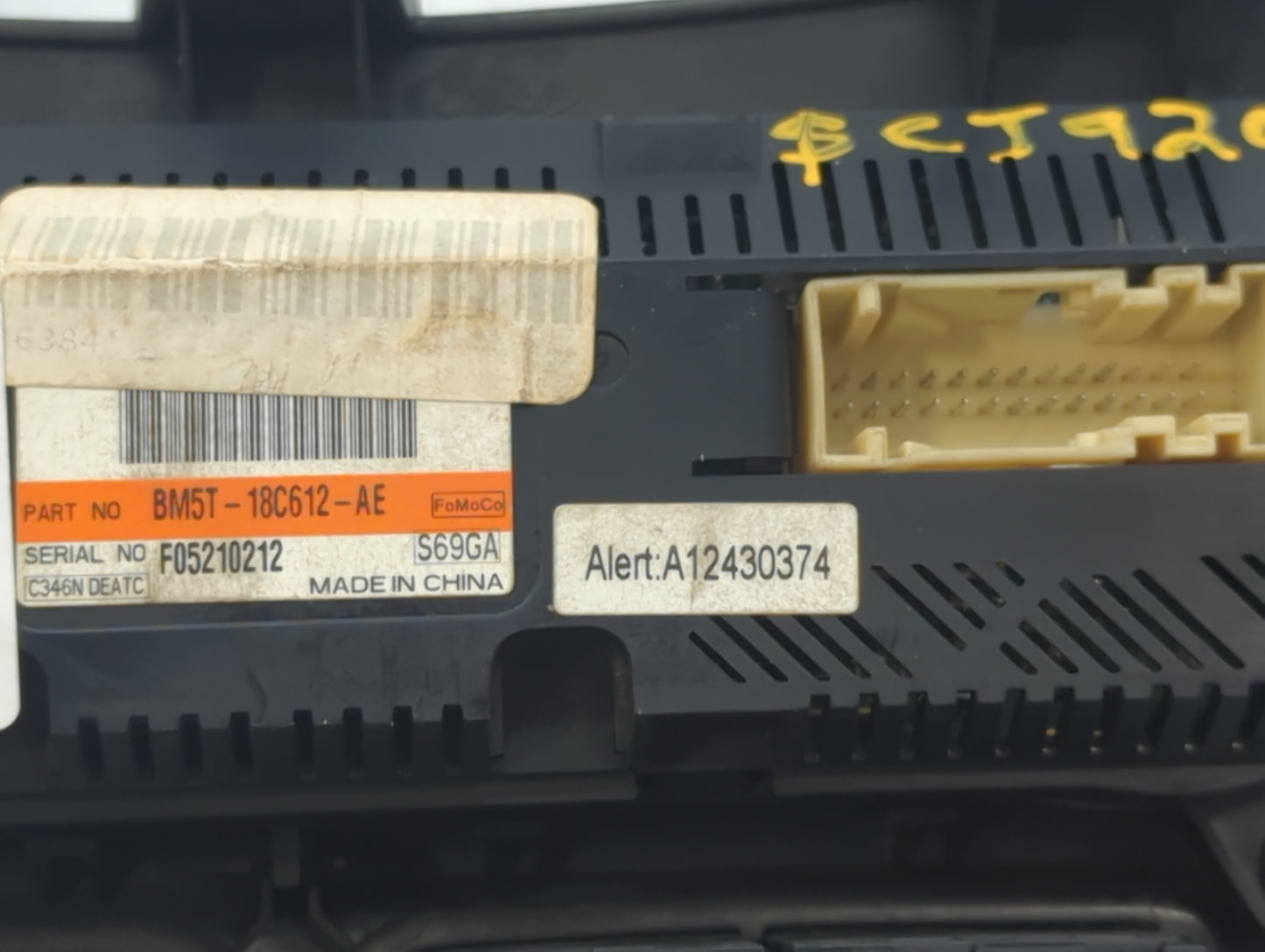 2012 Ford Focus Climate Control Module Temperature AC/Heater Replacement P/N:BM51-18522-BAW BM51-18522-AC, BM51-18522-BC Fit