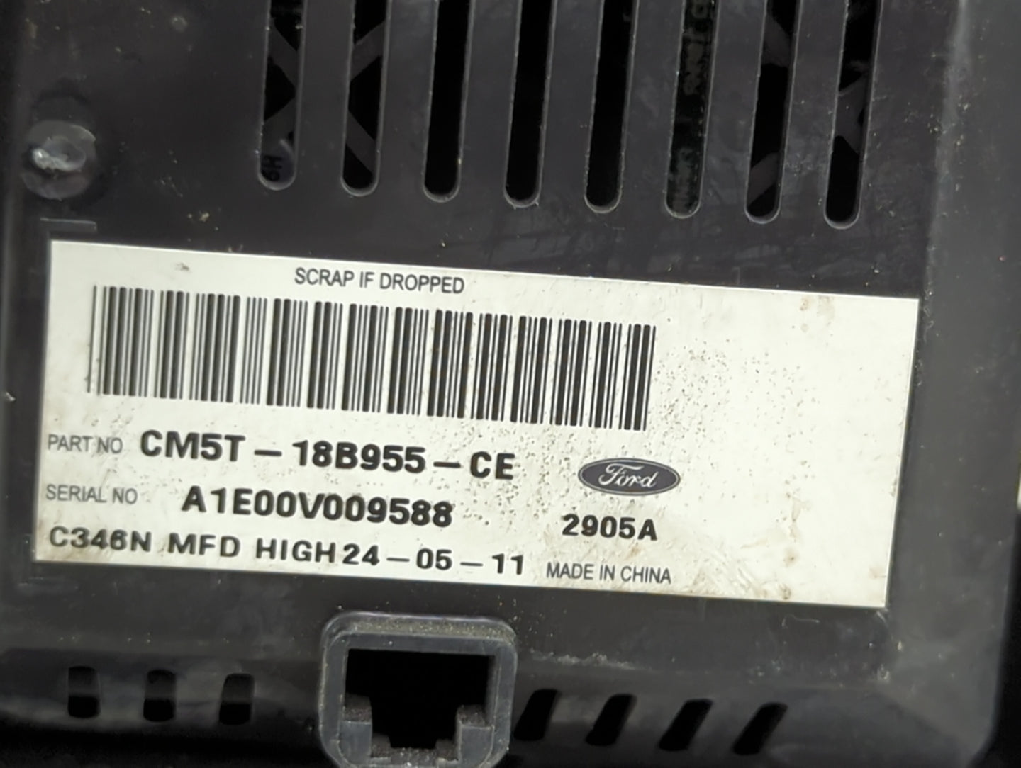 2012-2012 Ford Focus Information Display Screen 5031525 - Oemusedautoparts1.com