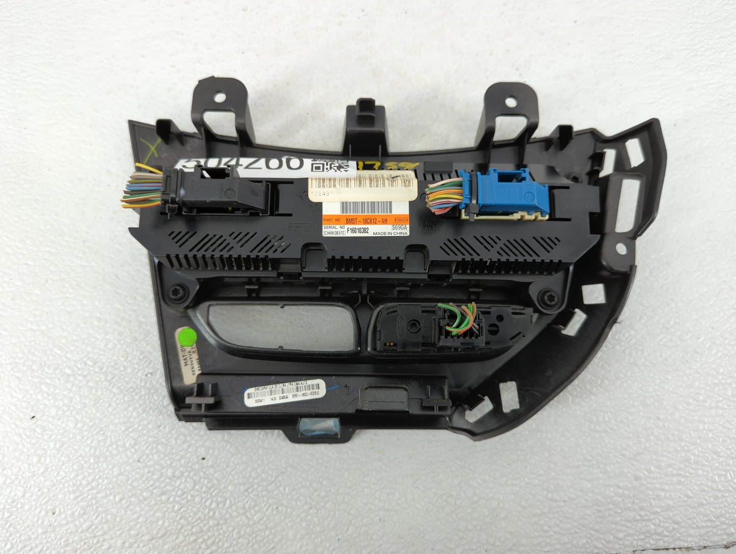 2012 Ford Focus Climate Control Module Temperature AC/Heater Replacement P/N:BM5T-18C612-AH Fits OEM Used Auto Parts - Oemus
