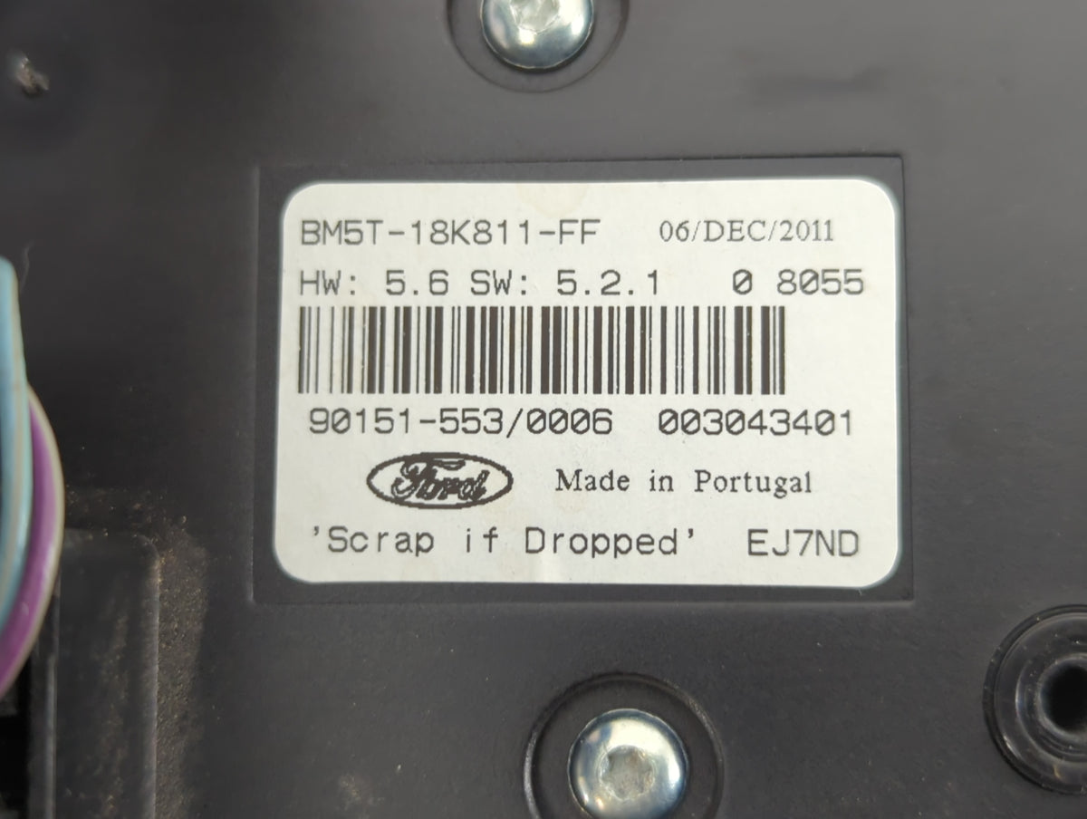 2012-2018 Ford Focus Am Fm Cd Player Radio Receiver 582380 - Oemusedautoparts1.com