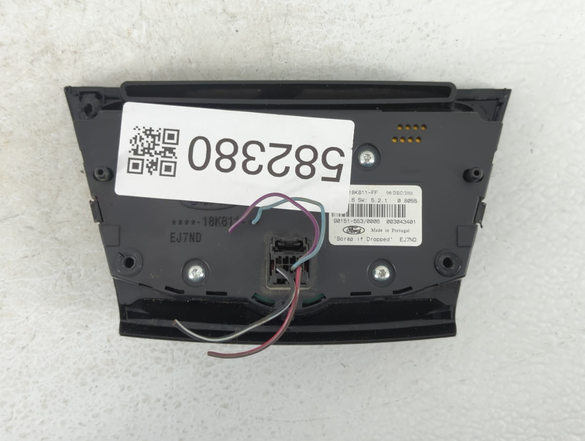 2012-2018 Ford Focus Am Fm Cd Player Radio Receiver 582380 - Oemusedautoparts1.com