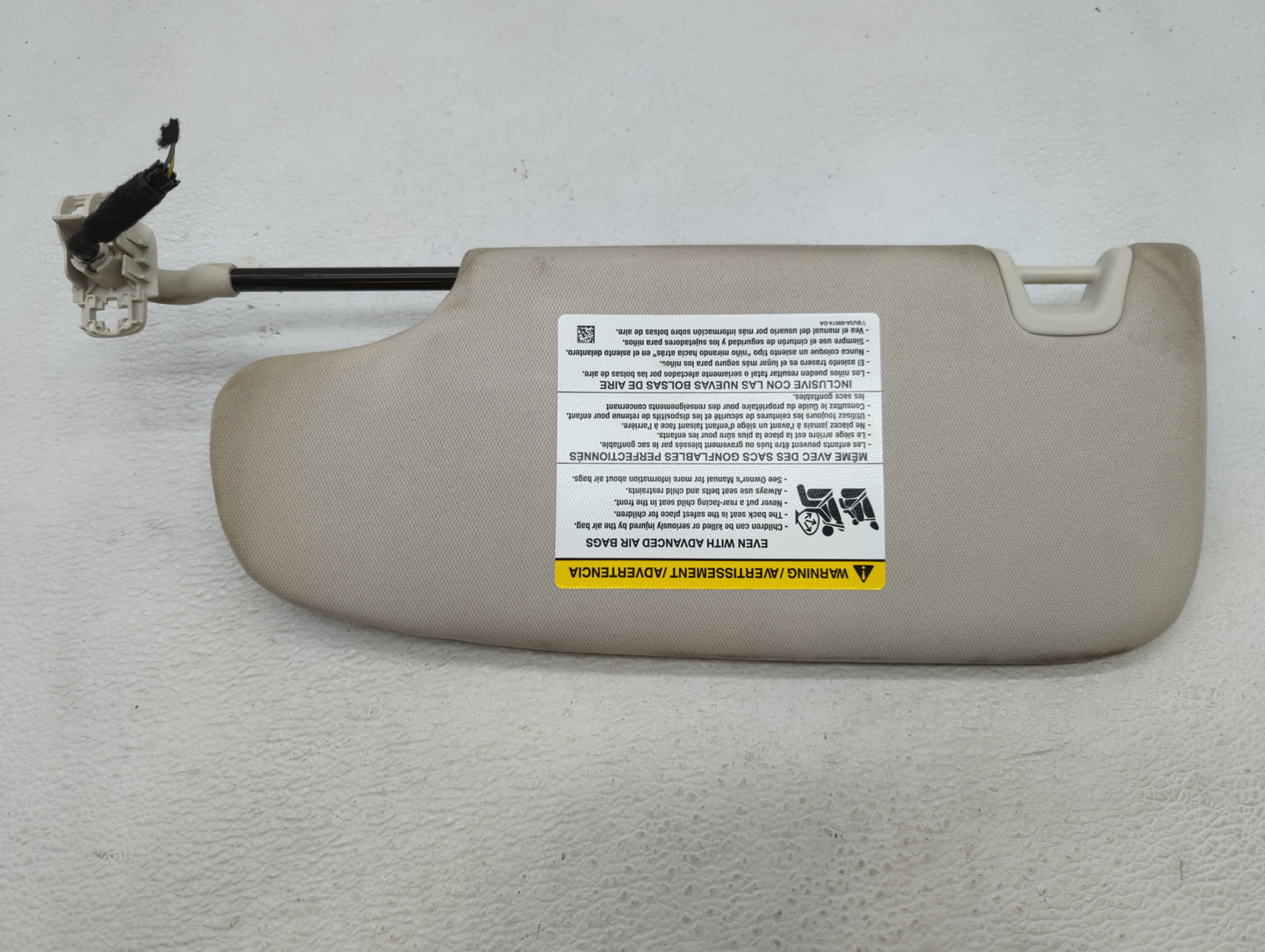 2012-2014 Ford Focus Sun Visor Shade Replacement Passenger Right Mirror Fits Fits 2012 2013 2014 OEM Used Auto Parts - Oemus