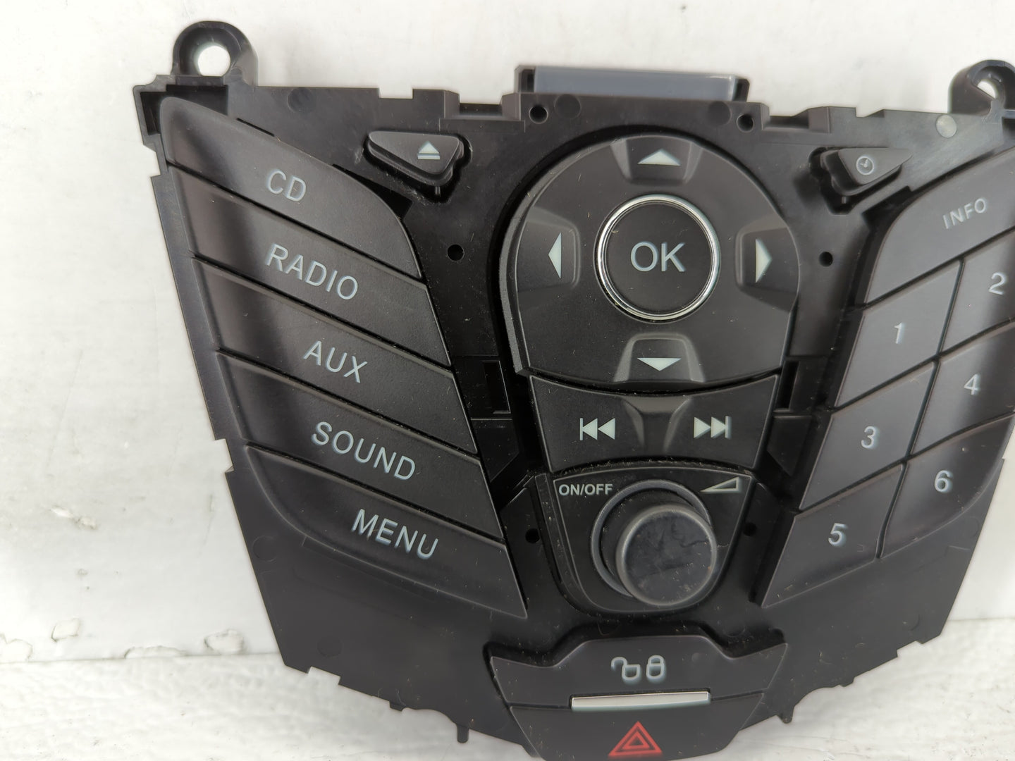 2012-2013 Ford Focus Radio AM FM Cd Player Receiver Replacement P/N:CM5T18K811AC CM5T18K811AD Fits Fits 2012 2013 OEM Used A