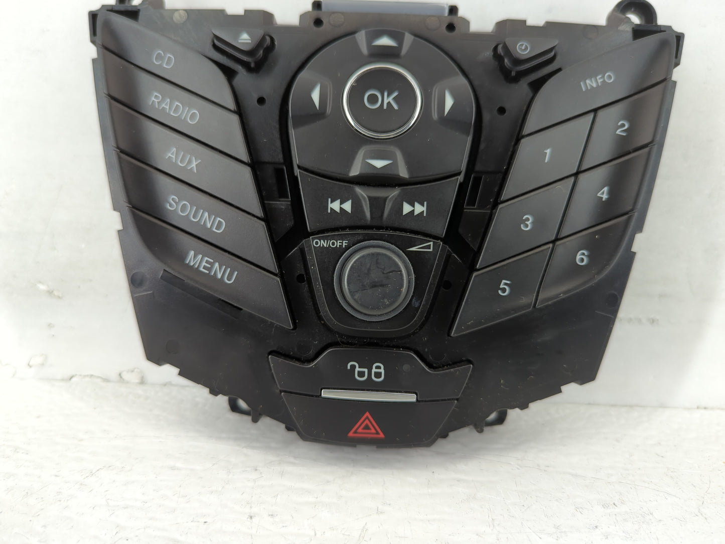 2012-2013 Ford Focus Radio AM FM Cd Player Receiver Replacement P/N:CM5T18K811AC CM5T18K811AD Fits Fits 2012 2013 OEM Used A