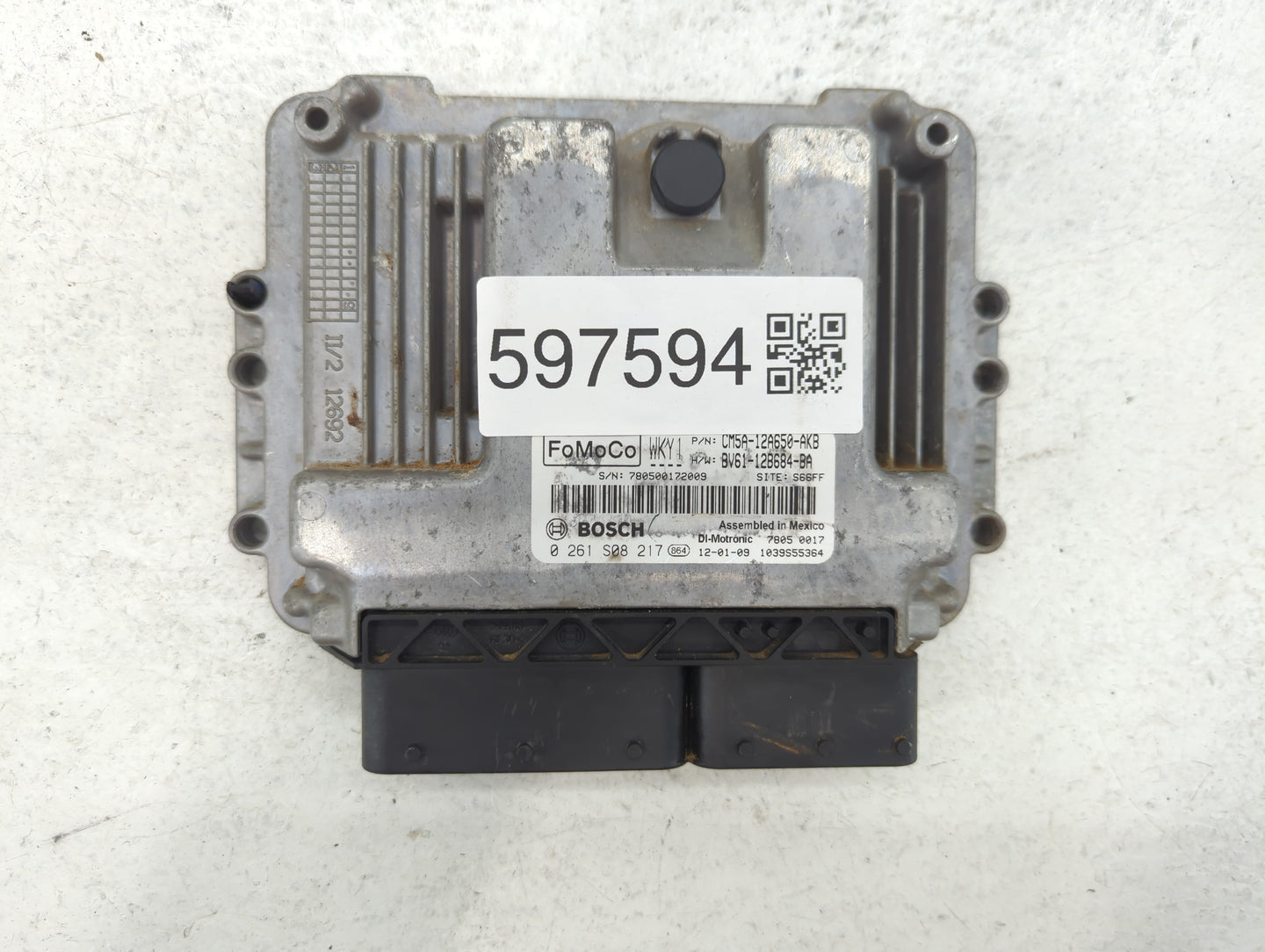 2012-2014 Ford Focus PCM Engine Control Computer ECU ECM PCU OEM P/N:BV61-12B684-BA CM5A-12A650-AKB Fits Fits 2012 2013 2014