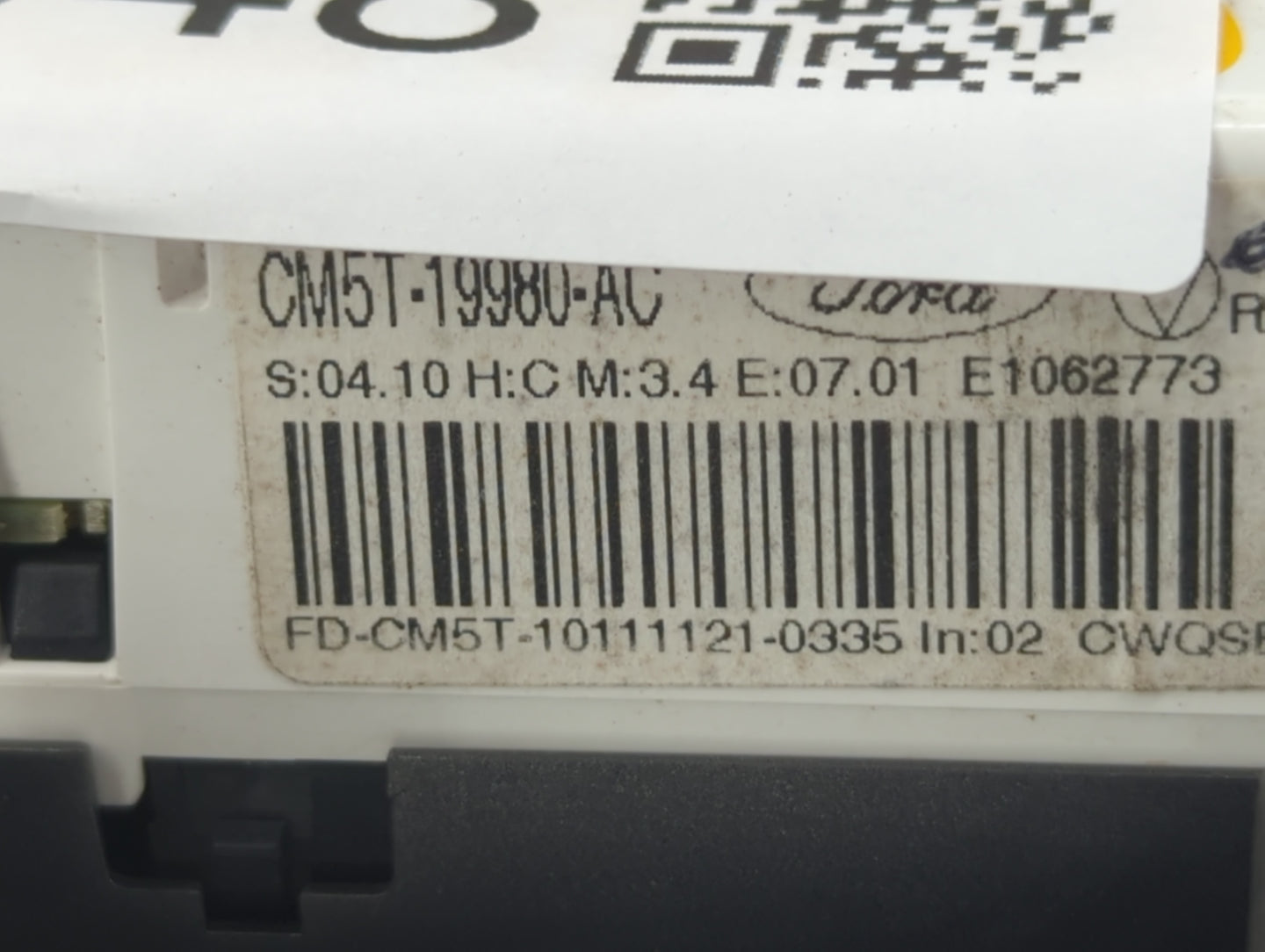 2012 Ford Focus Climate Control Module Temperature AC/Heater Replacement P/N:CM5T-19980-AC Fits OEM Used Auto Parts - Oemuse