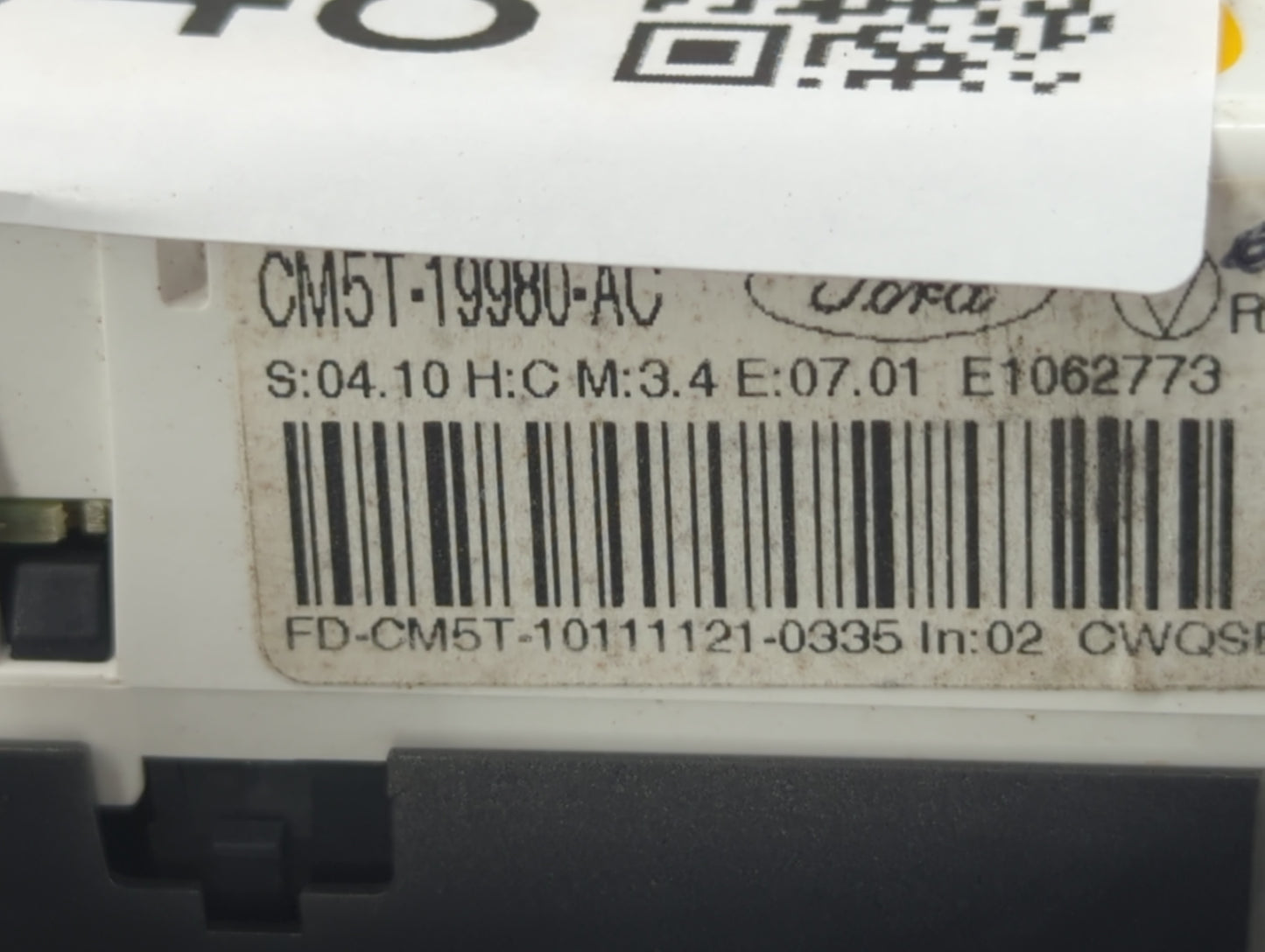 2012 Ford Focus Climate Control Module Temperature AC/Heater Replacement P/N:CM5T-19980-AC Fits OEM Used Auto Parts - Oemuse