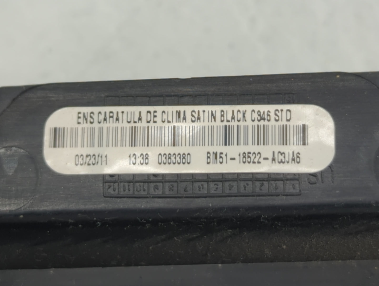 2012 Ford Focus Climate Control Module Temperature AC/Heater Replacement P/N:BM51-18522-AC3 Fits OEM Used Auto Parts - Oemus