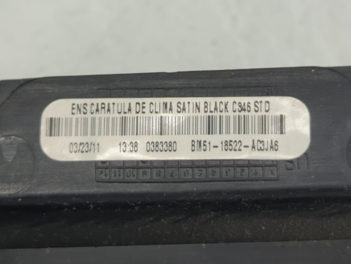 2012 Ford Focus Climate Control Module Temperature AC/Heater Replacement P/N:BM51-18522-AC3 Fits OEM Used Auto Parts - Oemus