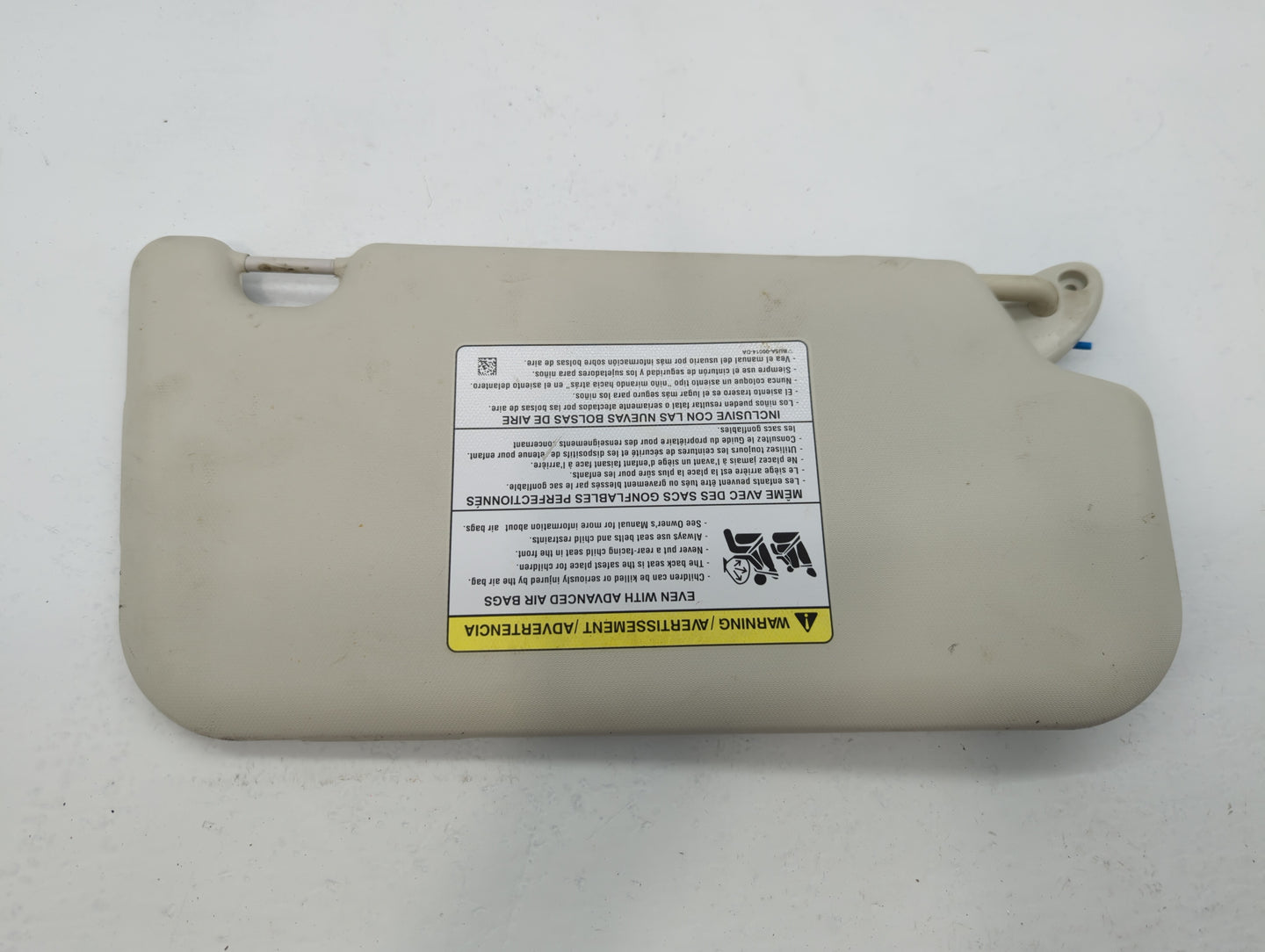 2012-2013 Ford Focus Sun Visor Shade Replacement Passenger Right Mirror Fits Fits 2012 2013 OEM Used Auto Parts - Oemusedaut