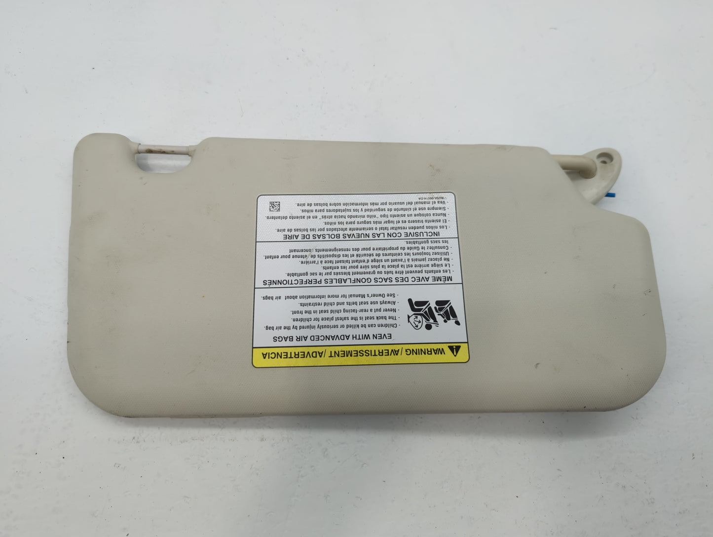 2012-2013 Ford Focus Sun Visor Shade Replacement Passenger Right Mirror Fits Fits 2012 2013 OEM Used Auto Parts - Oemusedaut