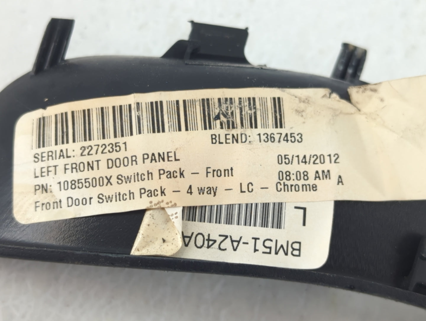 2012-2018 Ford Focus Master Power Window Switch Replacement Driver Side Left P/N:2272351 1085500X Fits OEM Used Auto Parts -