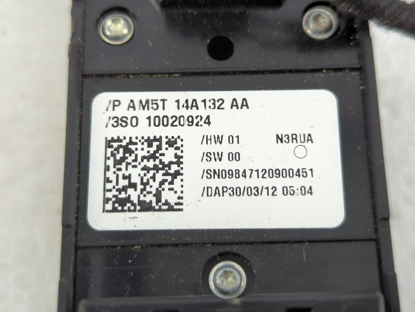 2012-2018 Ford Focus Master Power Window Switch Replacement Driver Side Left P/N:3S0 10020924 AM5T 14A132 AA Fits OEM Used A
