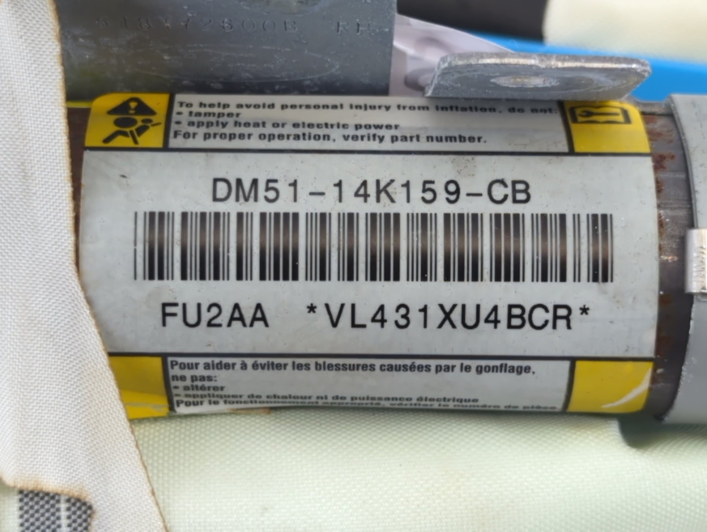 2012-2012 Ford Focus Air Bag Passenger Right Dashboard Oem - Oemusedautoparts1.com