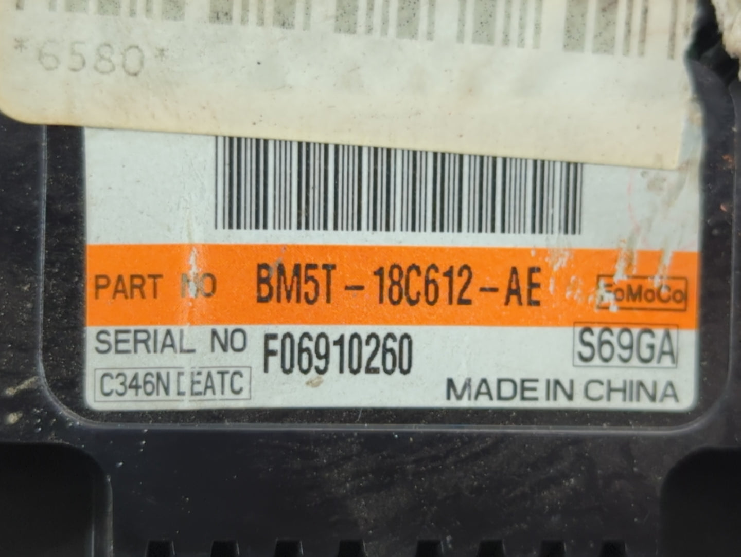 2012 Ford Focus Climate Control Module Temperature AC/Heater Replacement P/N:BM5T-18C612-AE Fits OEM Used Auto Parts - Oemus