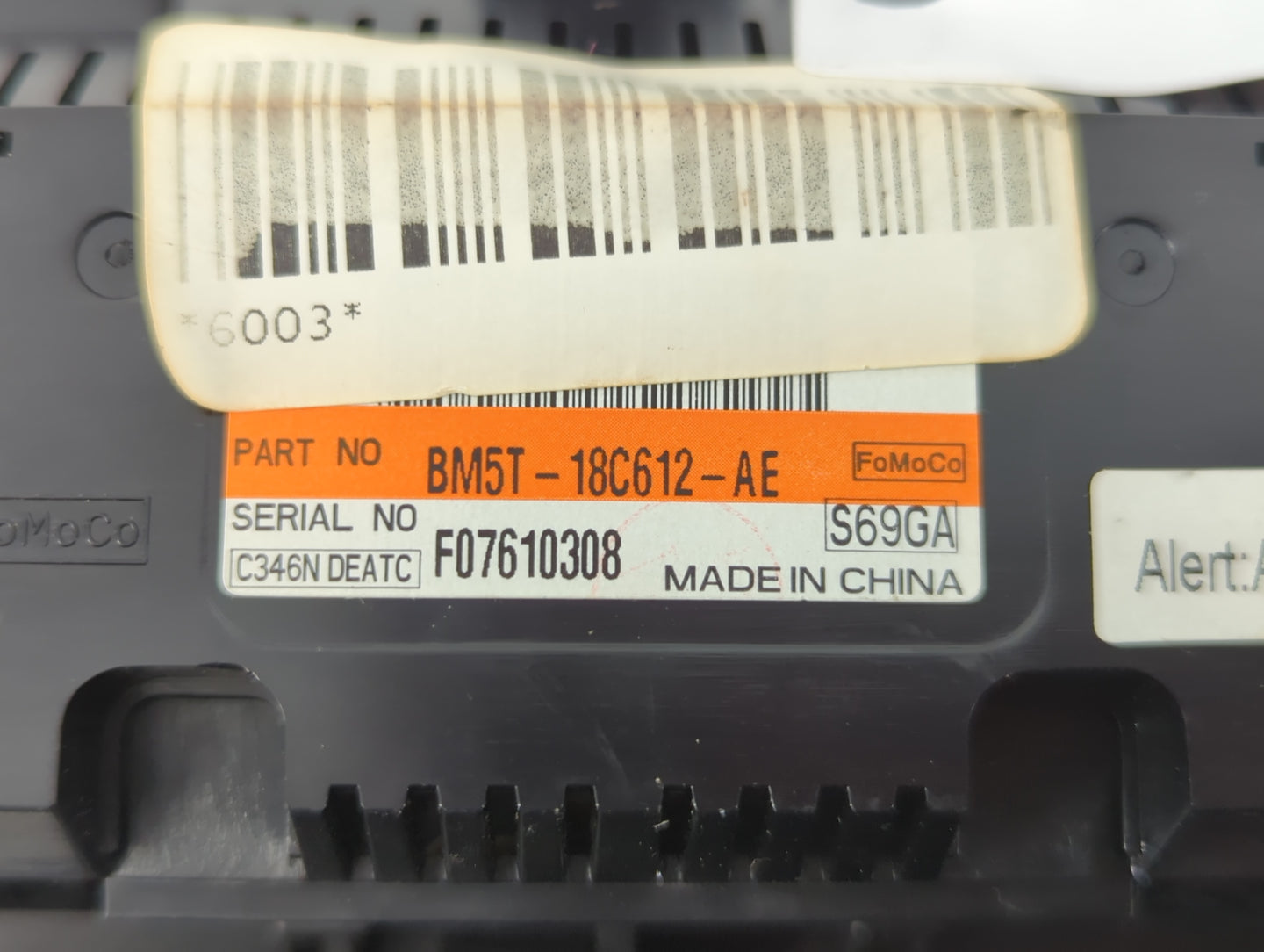 2012 Ford Focus Climate Control Module Temperature AC/Heater Replacement P/N:BM5T-18C612-AE Fits OEM Used Auto Parts - Oemus