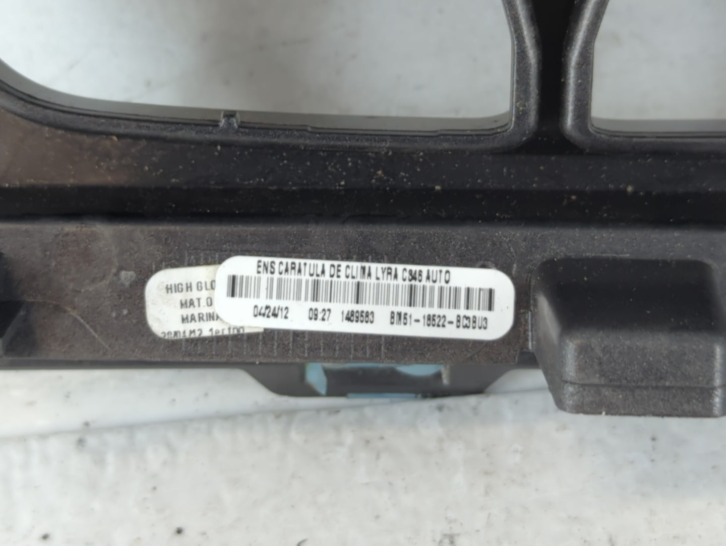 2012 Ford Focus Climate Control Module Temperature AC/Heater Replacement P/N:BM5T-18522-B Fits OEM Used Auto Parts - Oemused