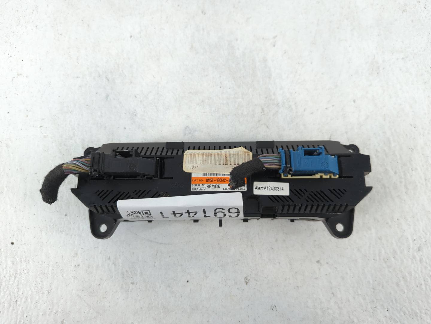 2012 Ford Focus Climate Control Module Temperature AC/Heater Replacement P/N:BM5T-18C612-AE Fits OEM Used Auto Parts - Oemus